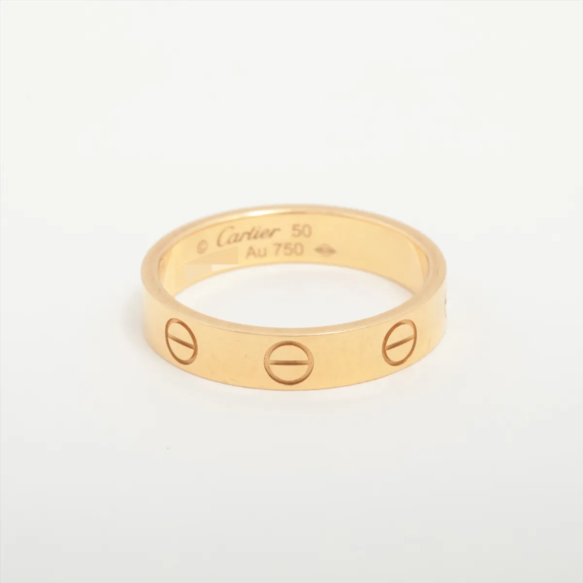 Mini Love Ring 750(YG) 3.2g 50 MHE715 — view 2