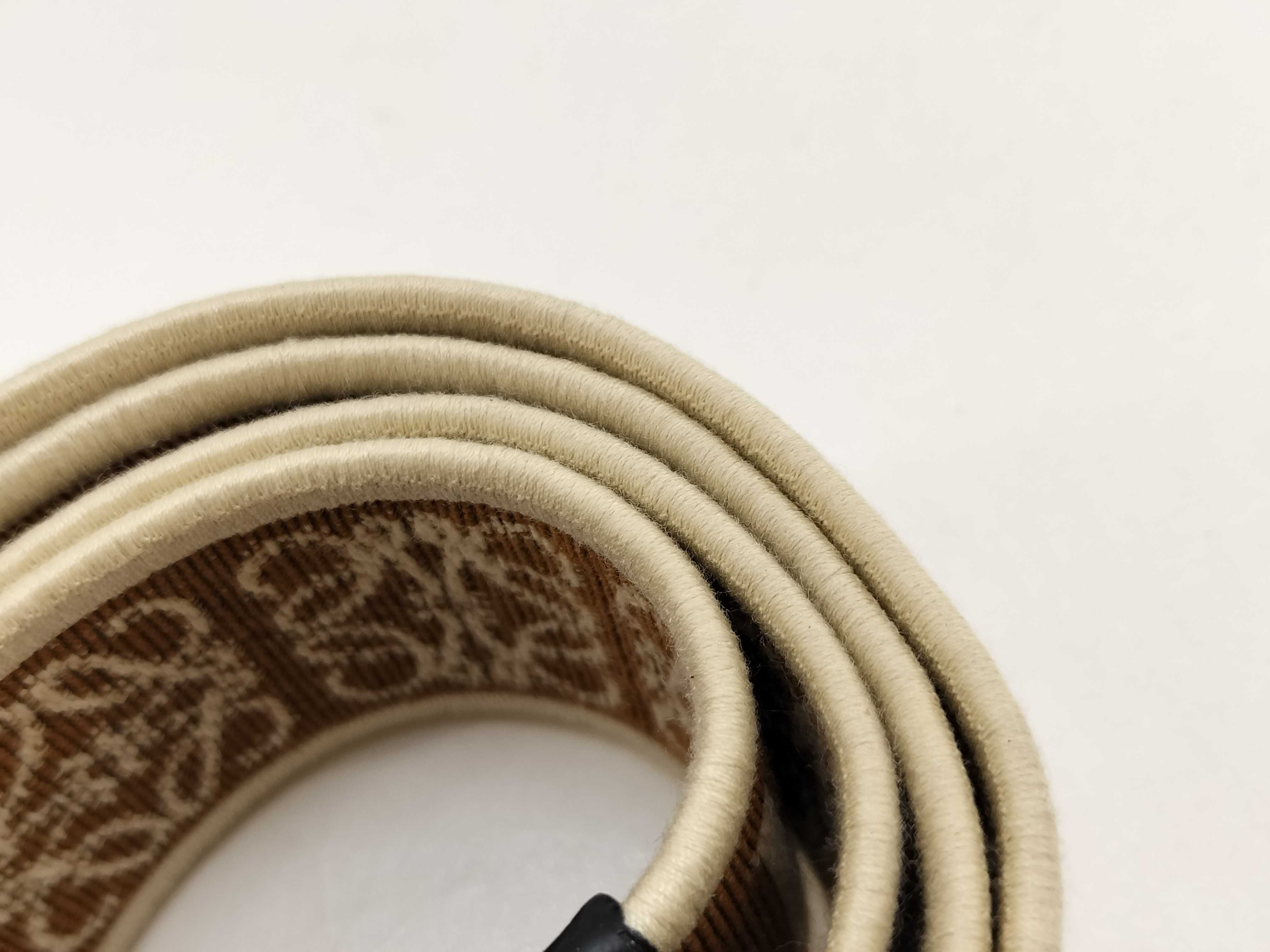 shoulder strap, Anagram pattern, canvas and leather, brown, gold hardware. — view 10