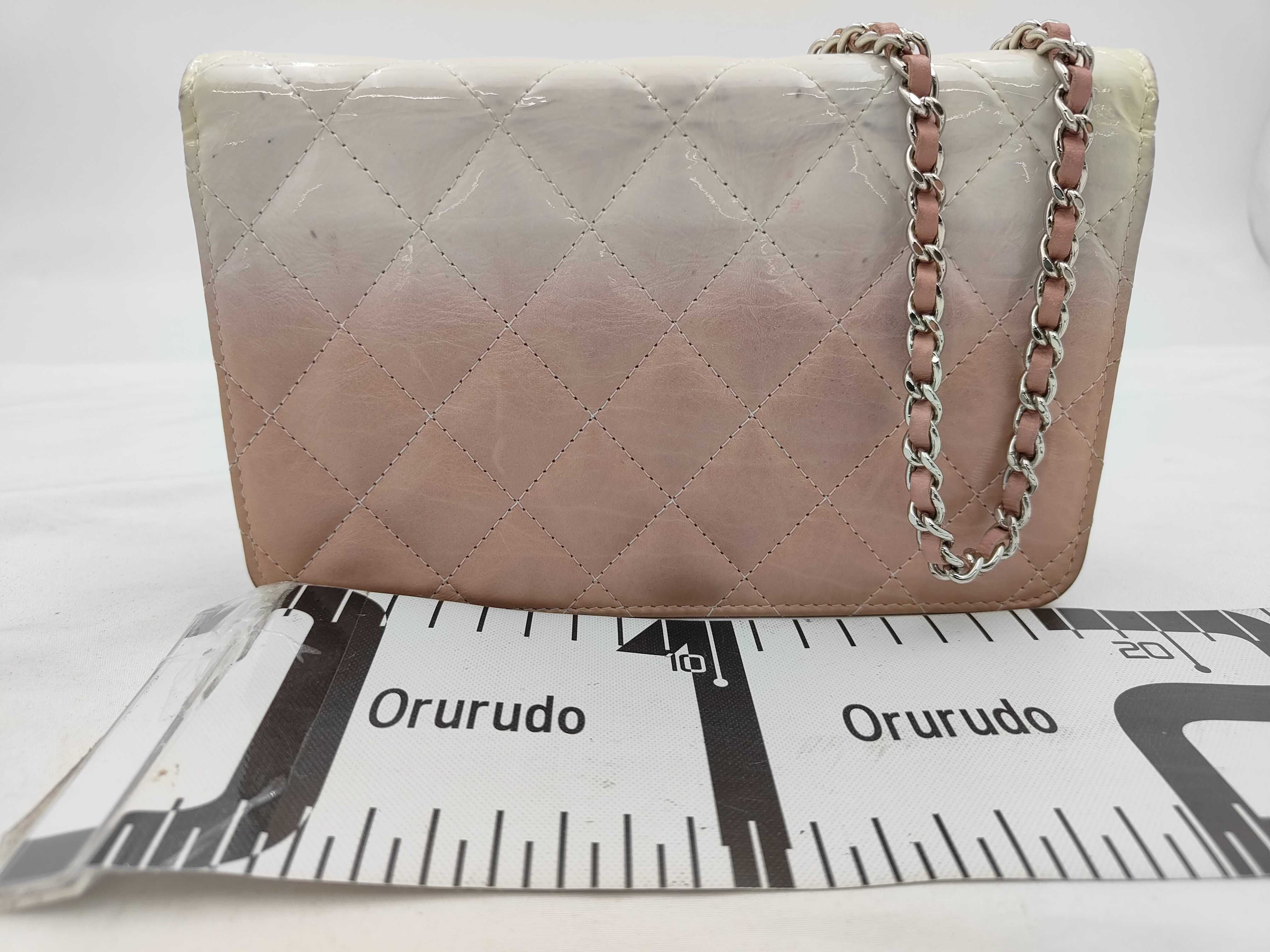 Patent Gradient Chain Wallet Shoulder Bag — view 2