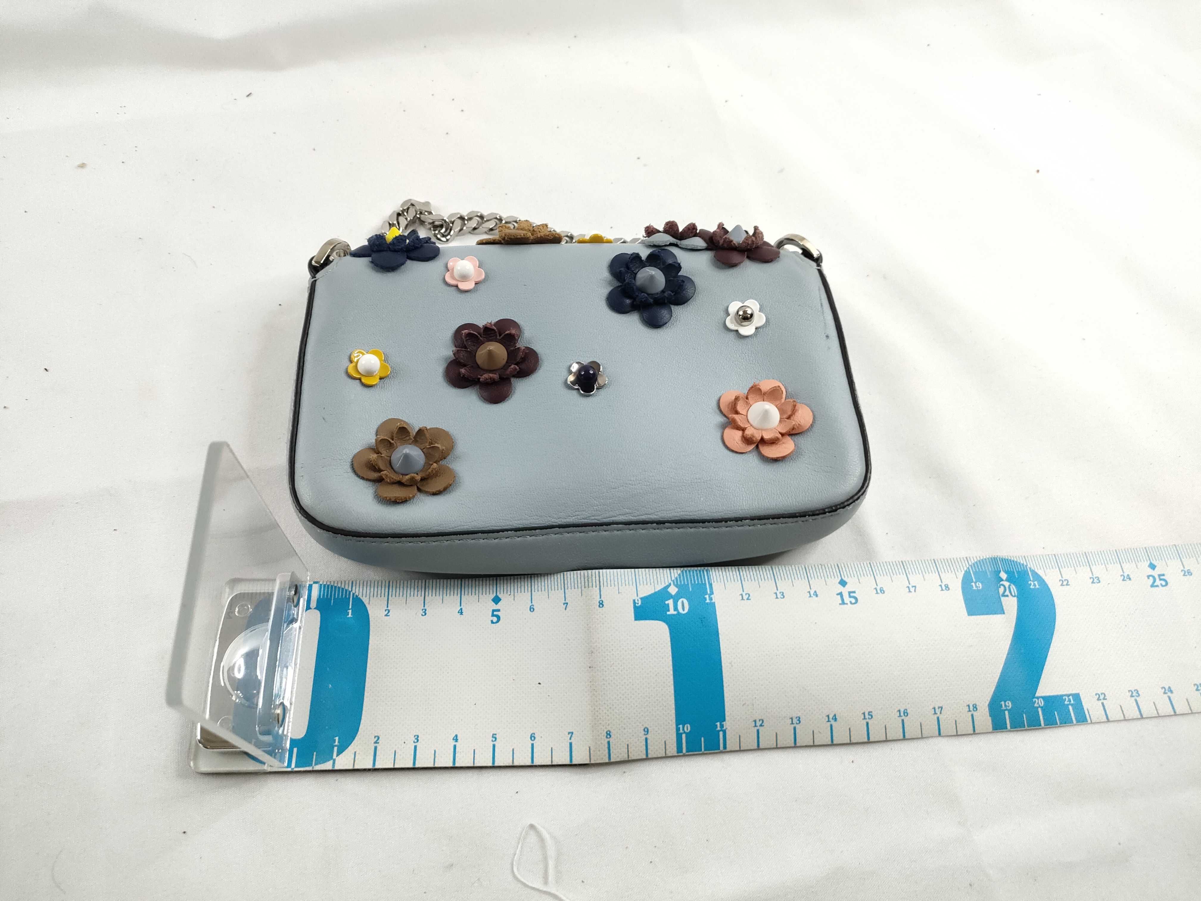 Flowerland Bucket Light Blue Handbag — view 2
