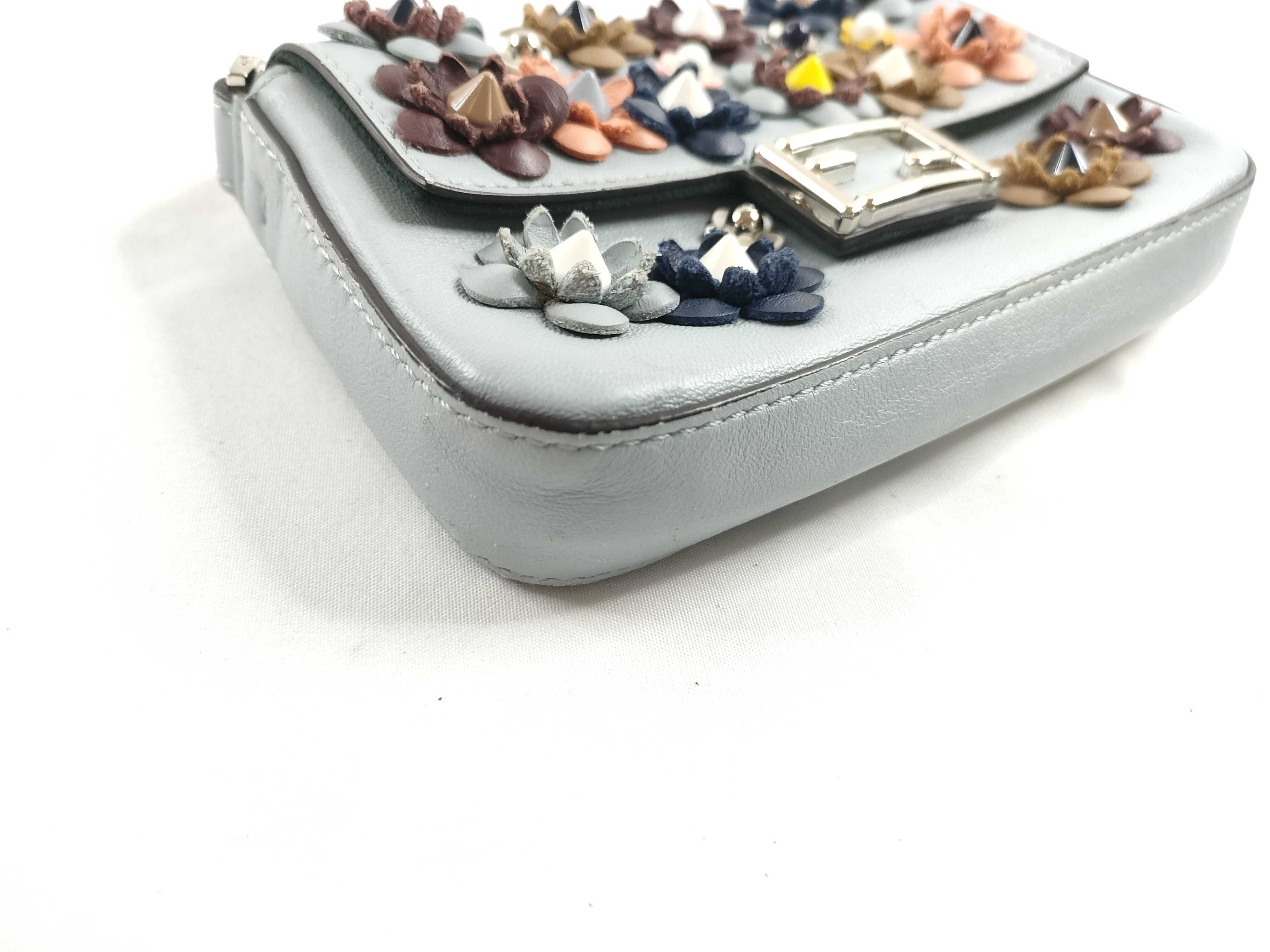 Flowerland Bucket Light Blue Handbag — view 3