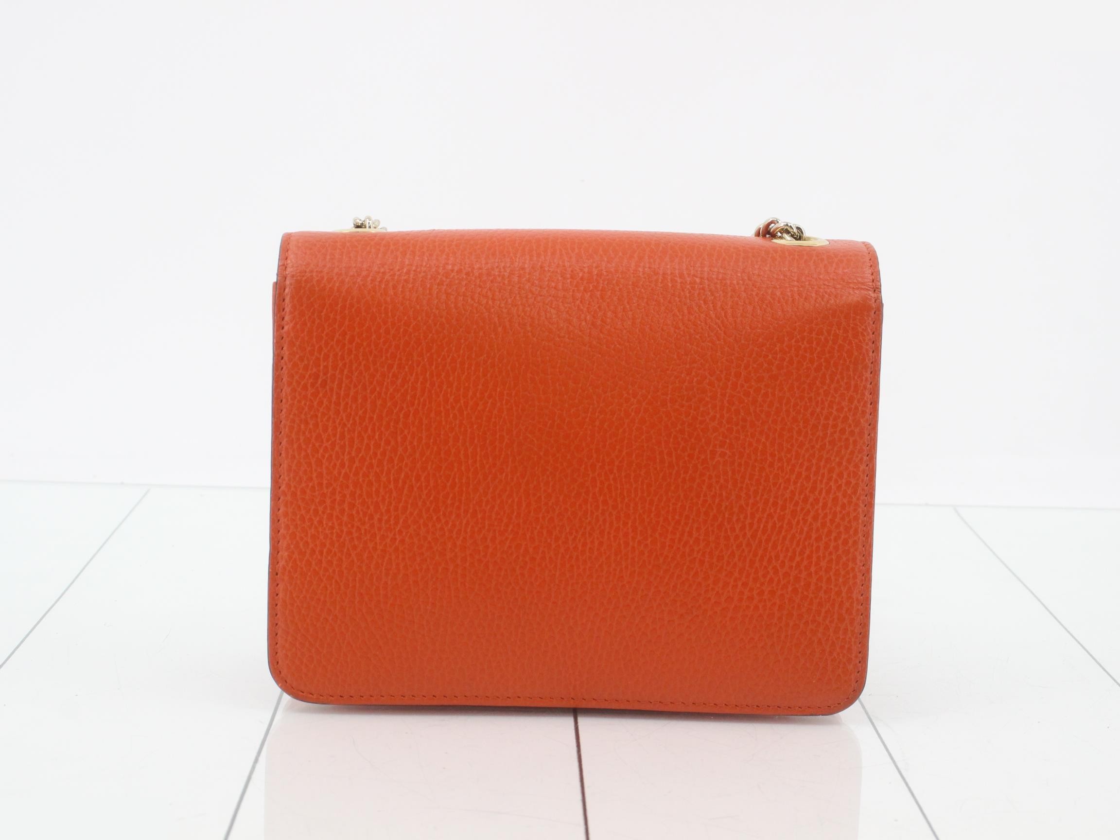 Small leather shoulder bag with interlocking G logo — view 2