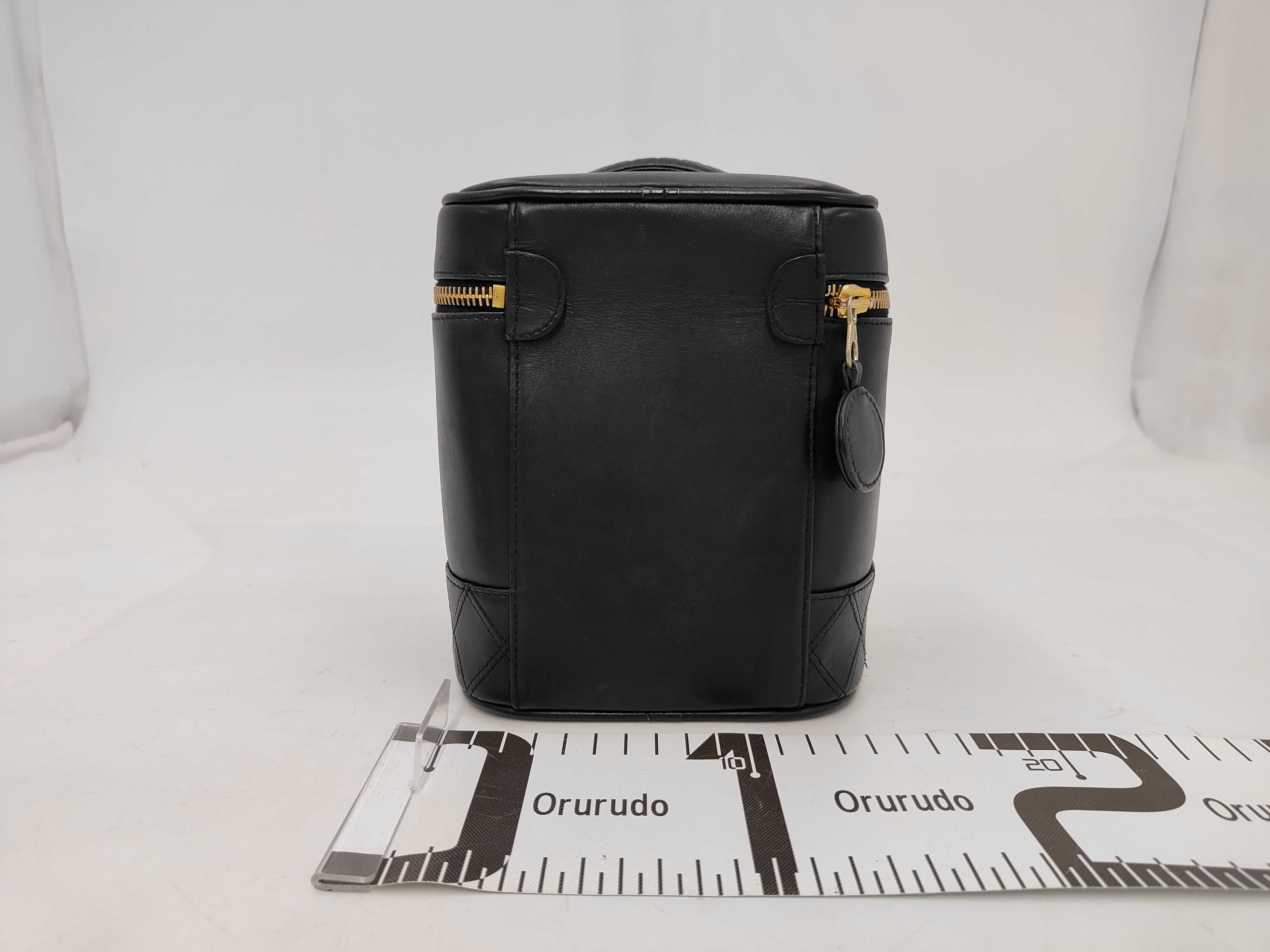 Bicolore Vanity Bag, Black Lambskin Vanity Bag — view 2