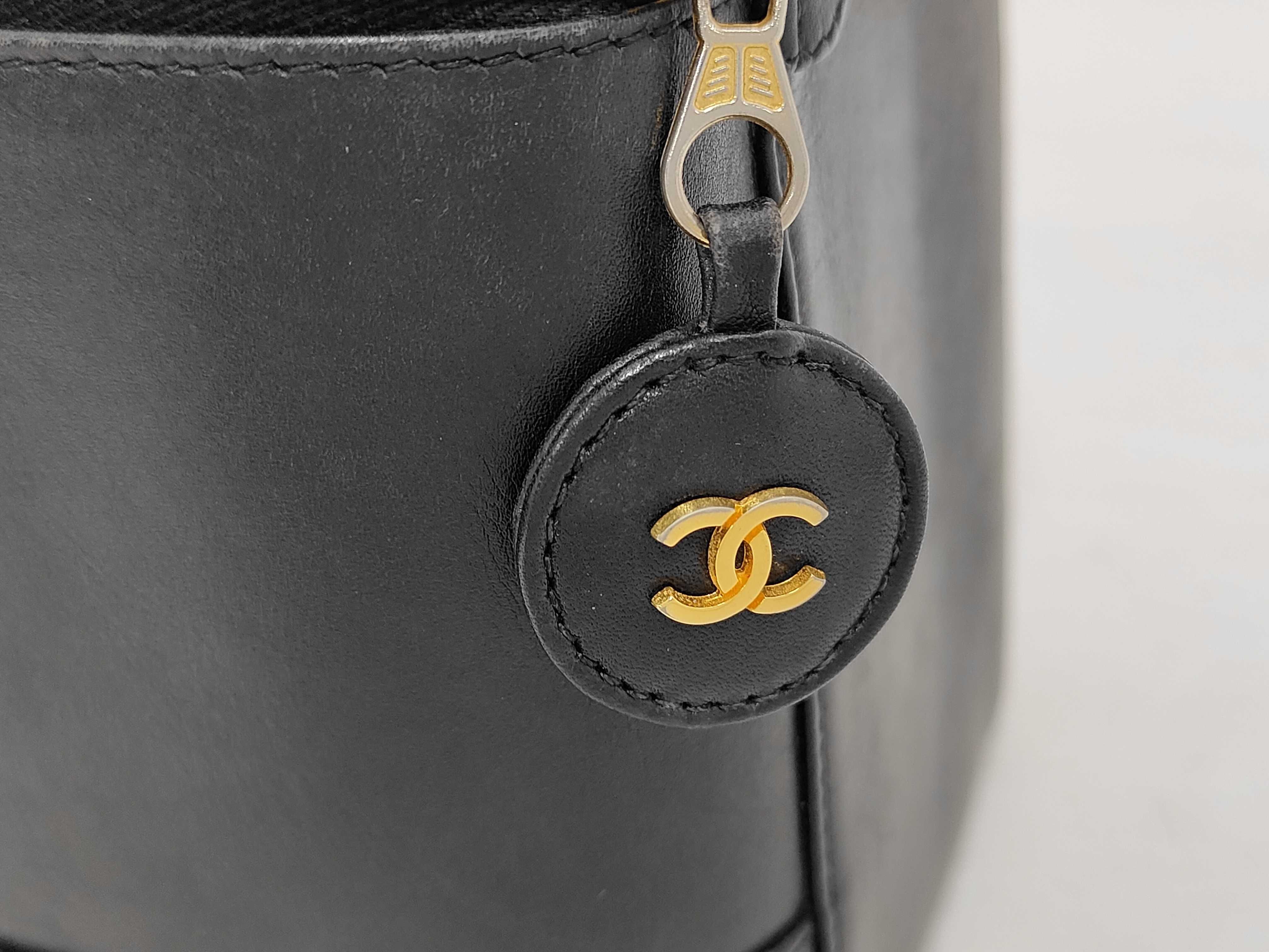 Bicolore Vanity Bag, Black Lambskin Vanity Bag — view 11