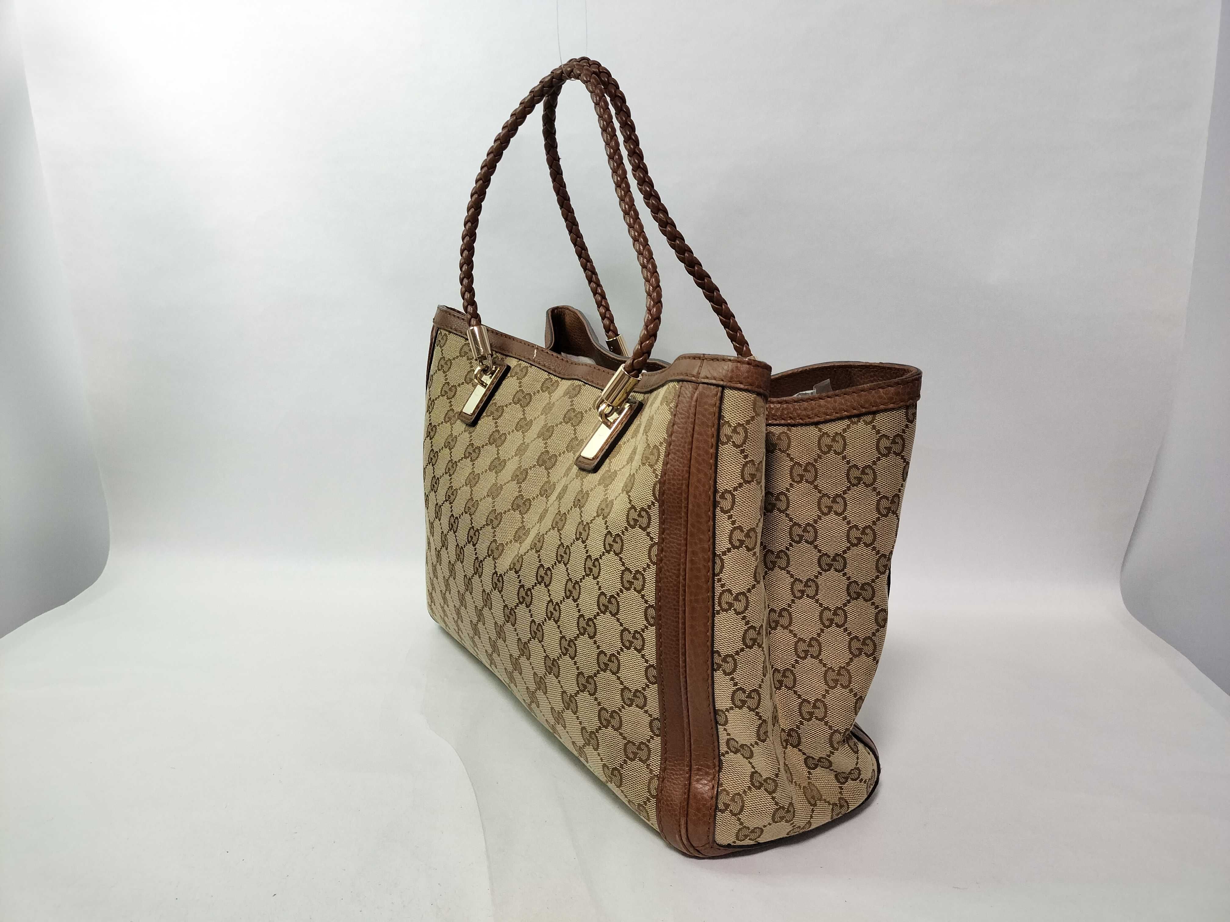 GG Canvas DU- GG Canvas Tote bag Beige 269945 Tote bag — view 3