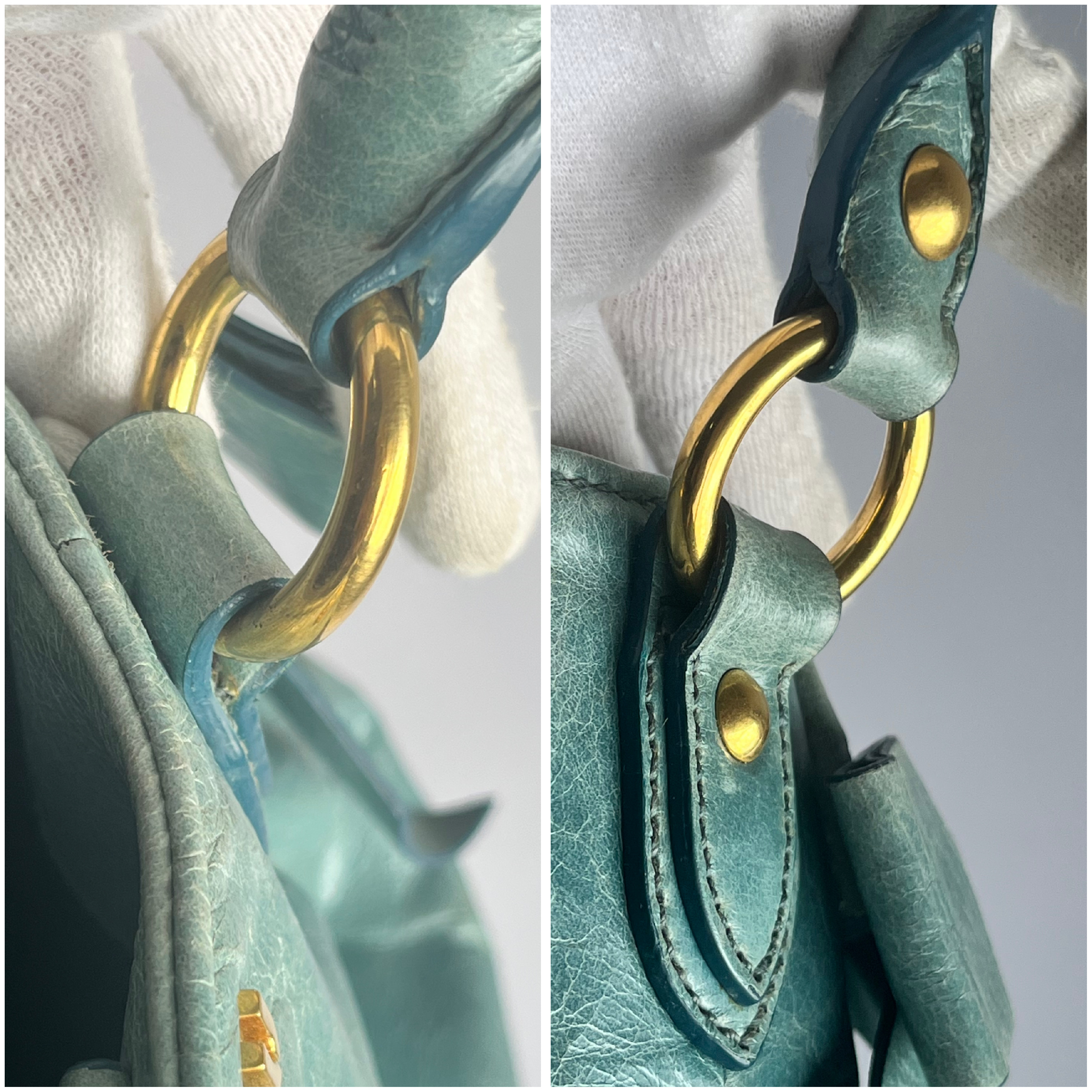Vitello Luxe 2-Way Handbag with Shoulder Strap — view 9