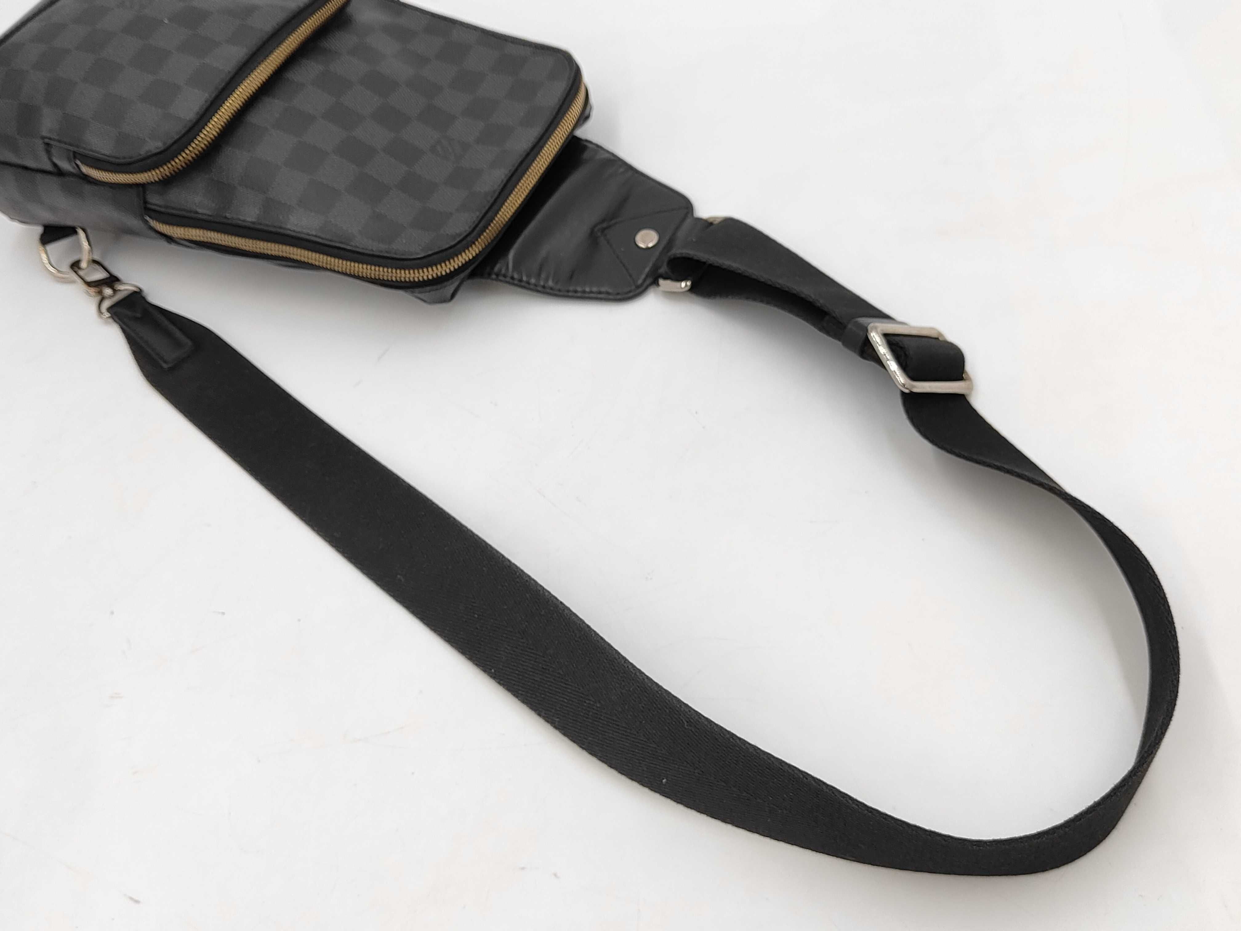Damier Graphite Avenue Sling Bag Shoulder Bag — view 8