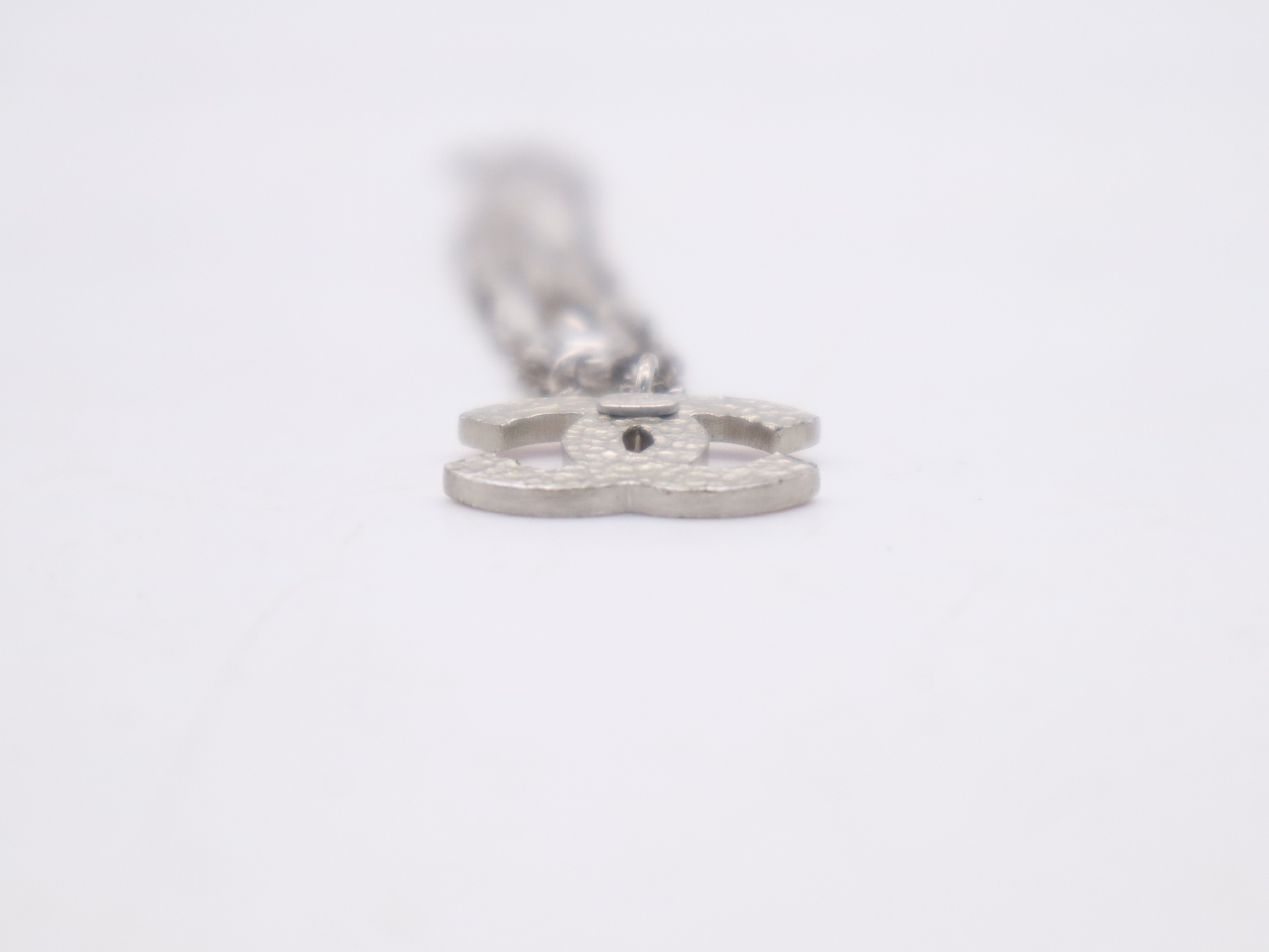 Ag925 Coco Mark Necklace, Pink, with Box and Dust Bag. — view 4