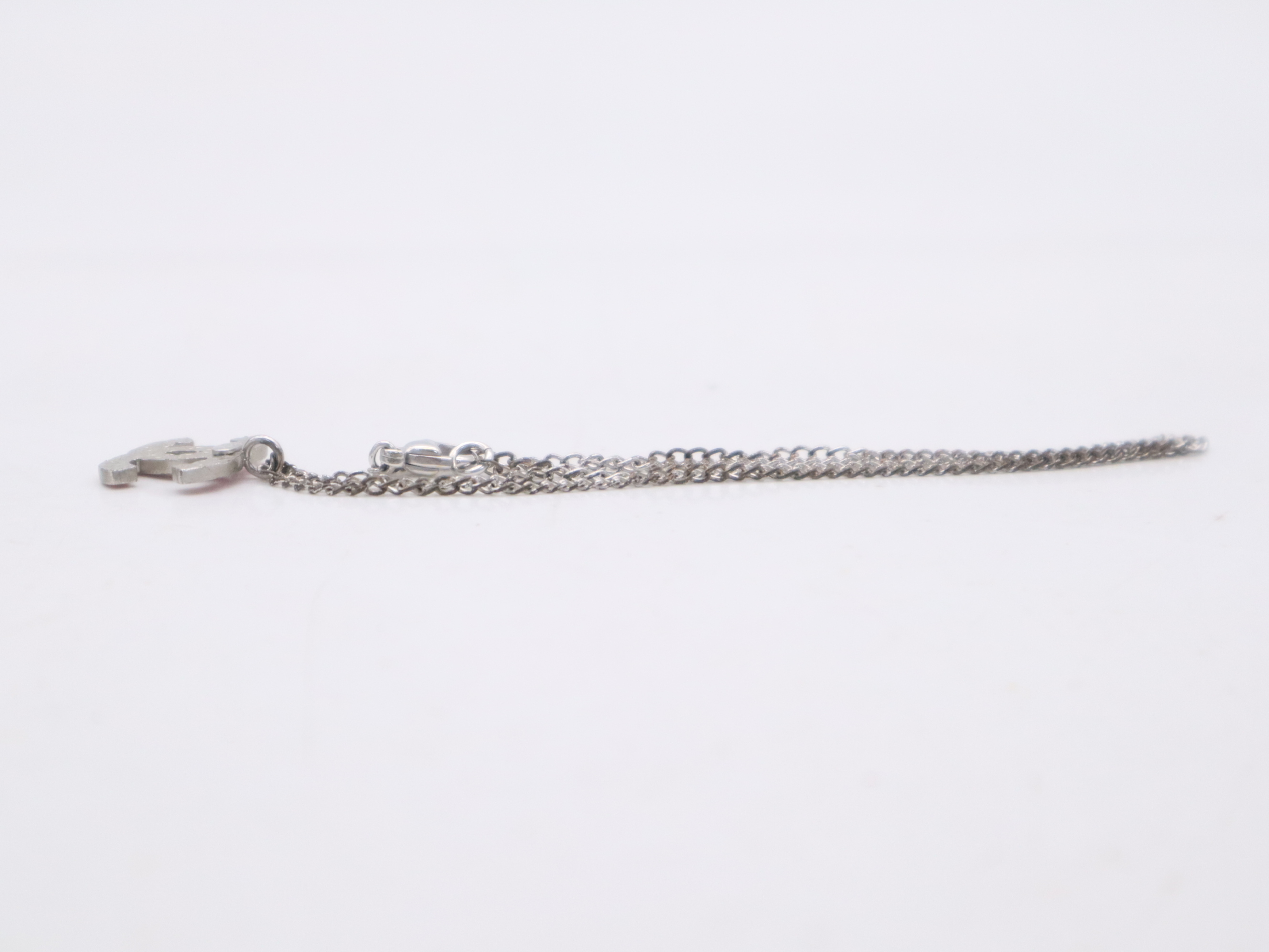 Ag925 Coco Mark Necklace, Pink, with Box and Dust Bag. — view 5
