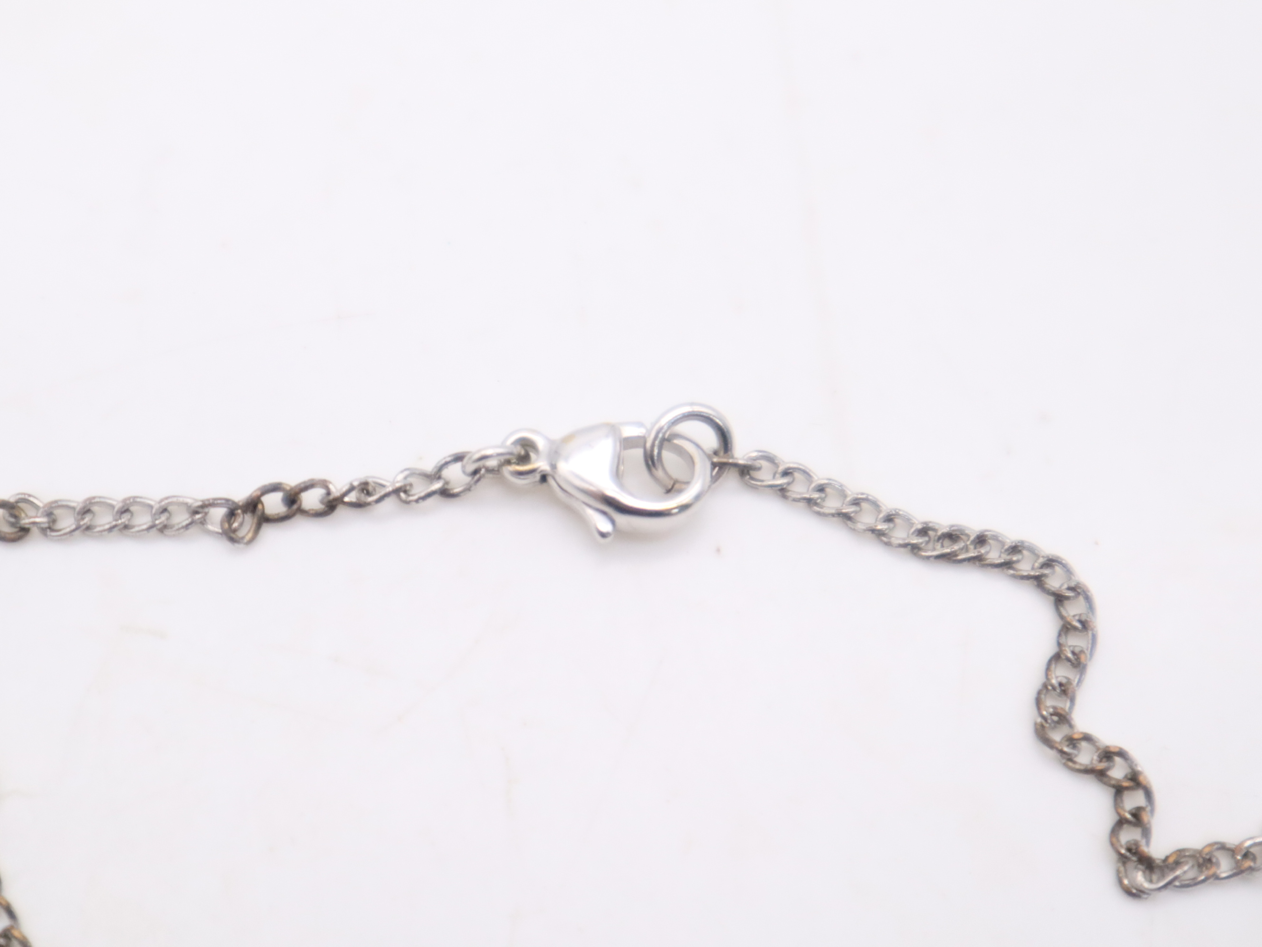 Ag925 Coco Mark Necklace, Pink, with Box and Dust Bag. — view 9