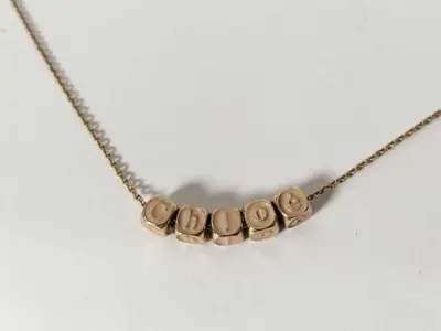 logo necklace