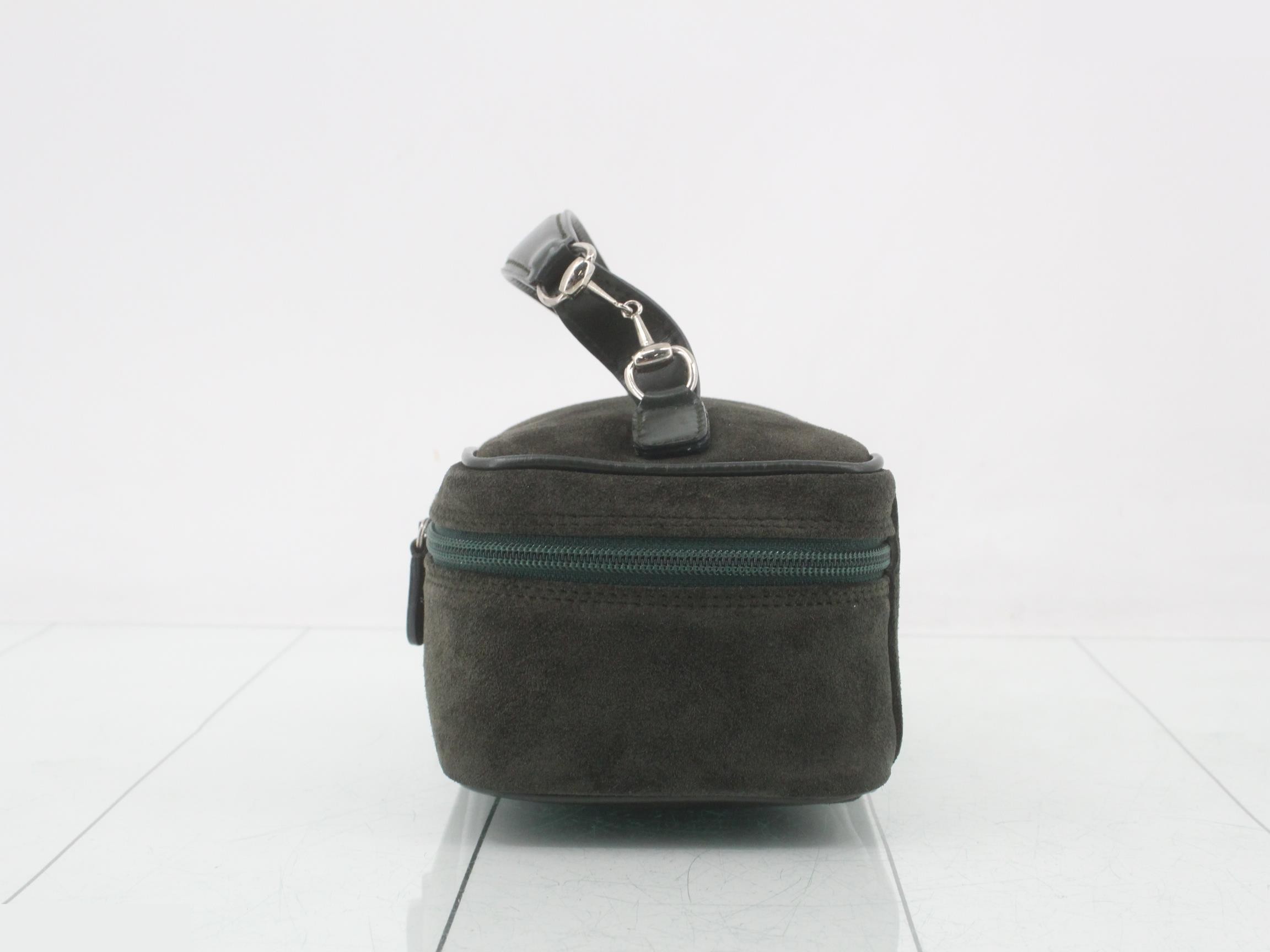 Horsebit (Green) Pouch — view 3