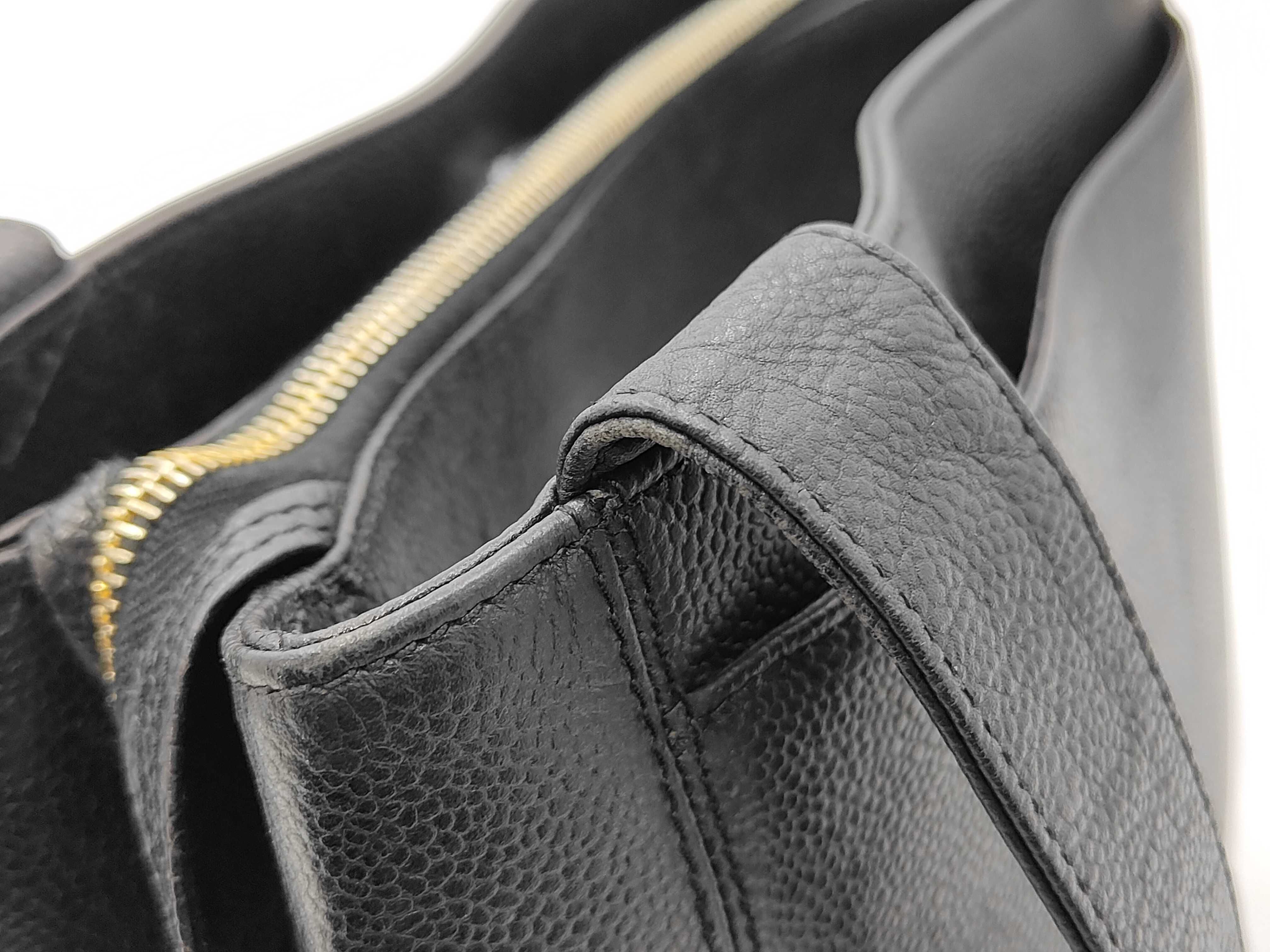 Caviar Skin Logo Black Tote Bag (Series 4) — view 5