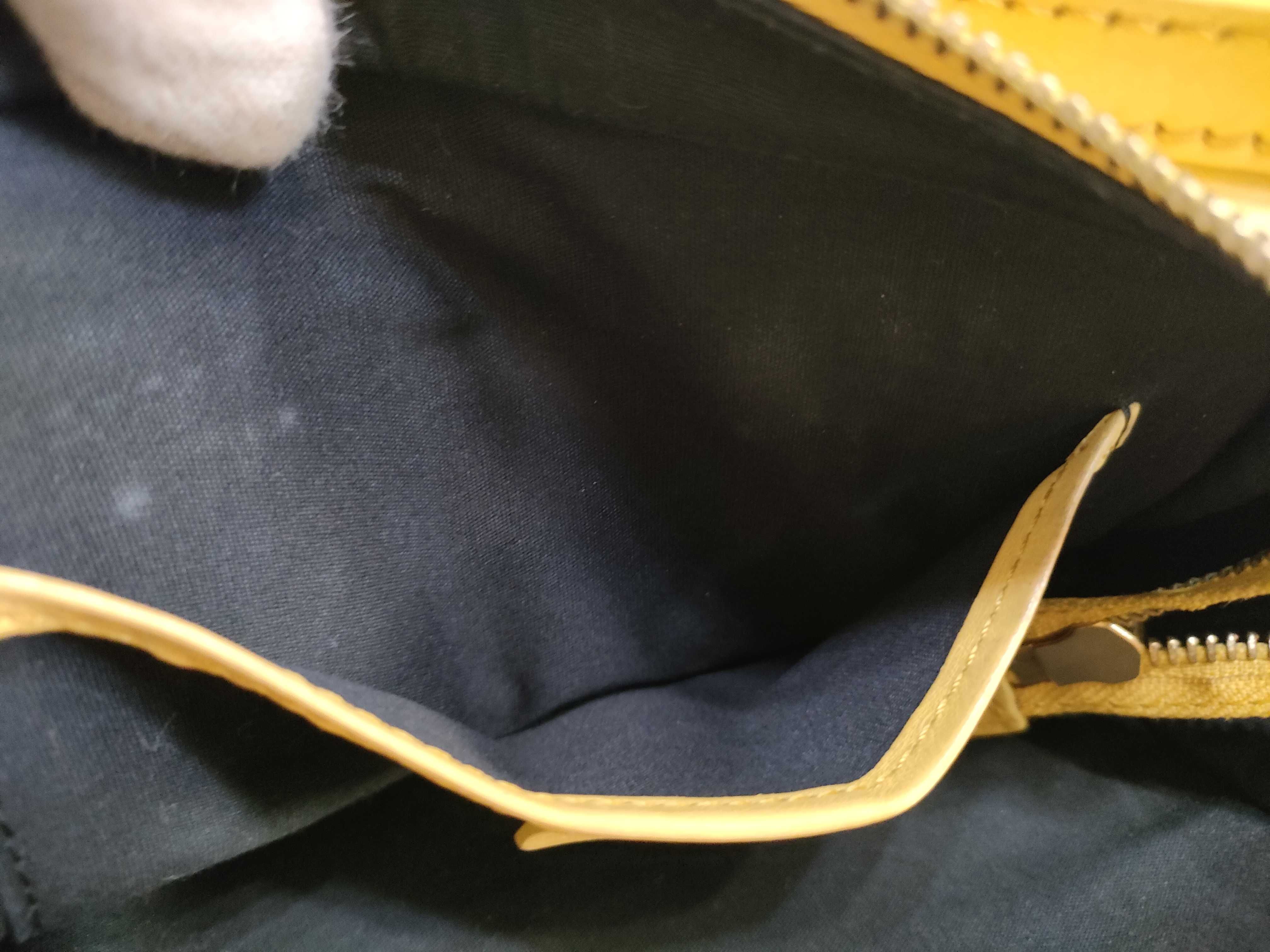 Luggage Nano Shopper Handbag, Yellow — view 11