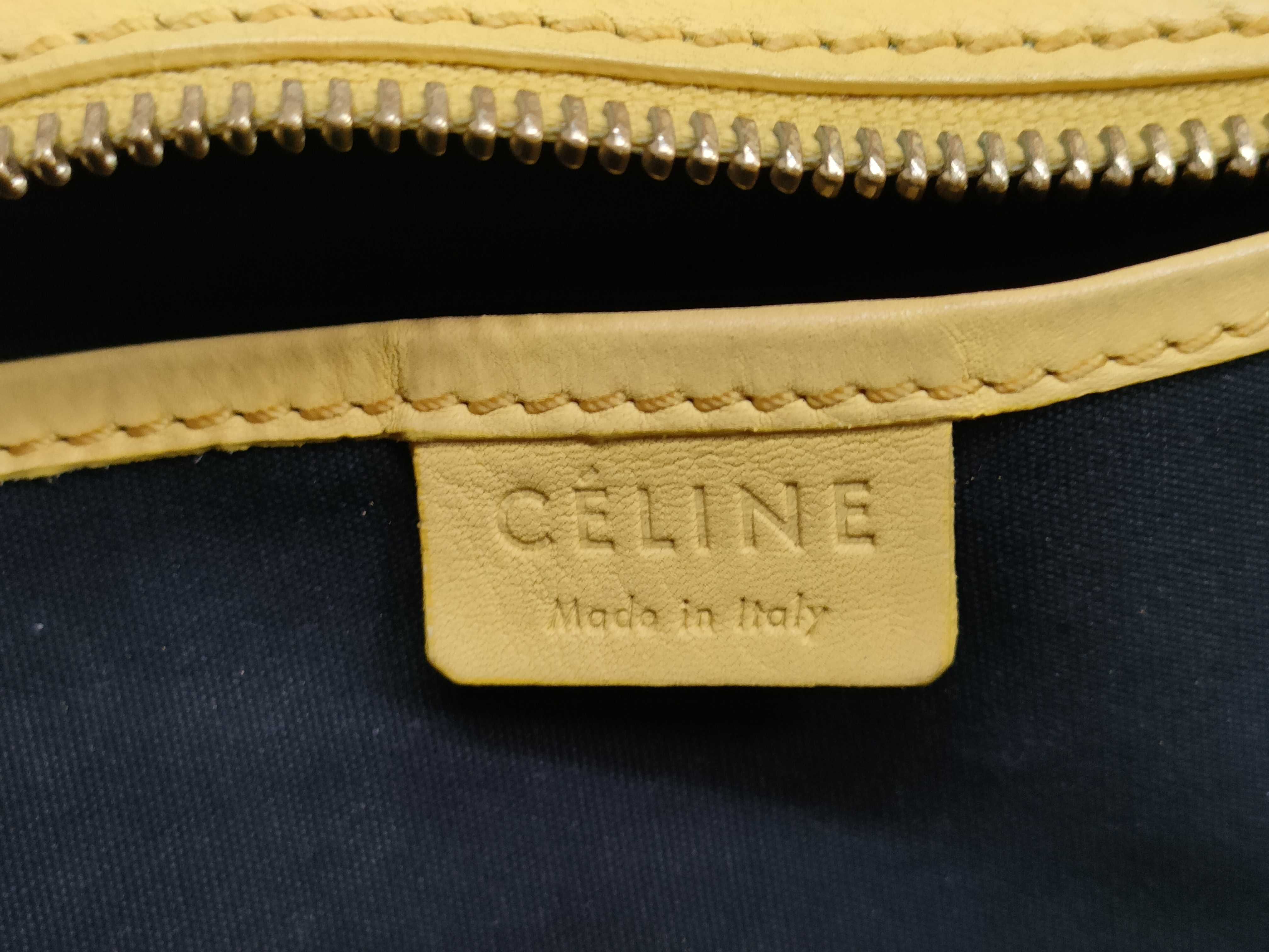 Luggage Nano Shopper Handbag, Yellow — view 12