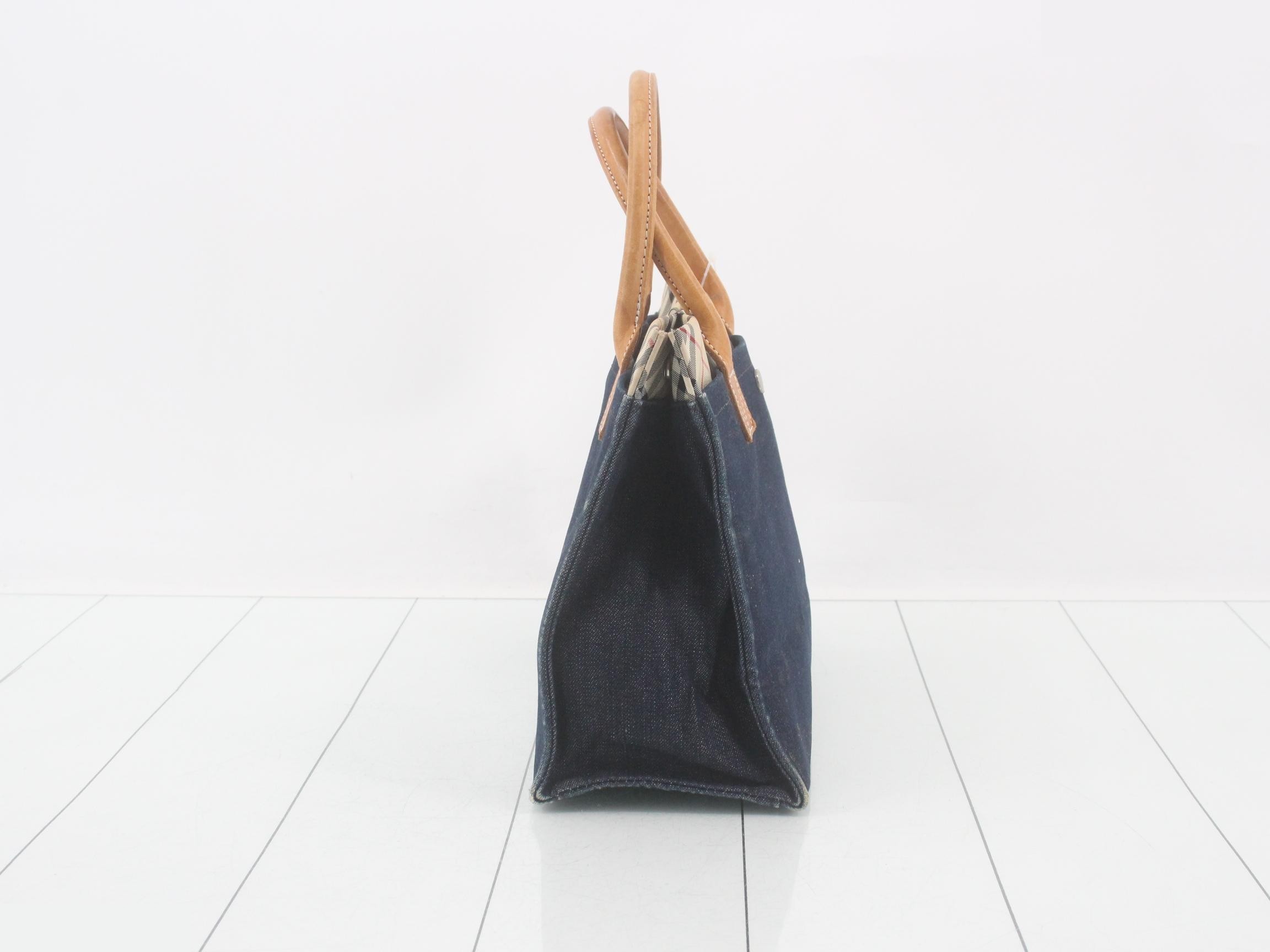 Blue Label Denim Tote — view 4