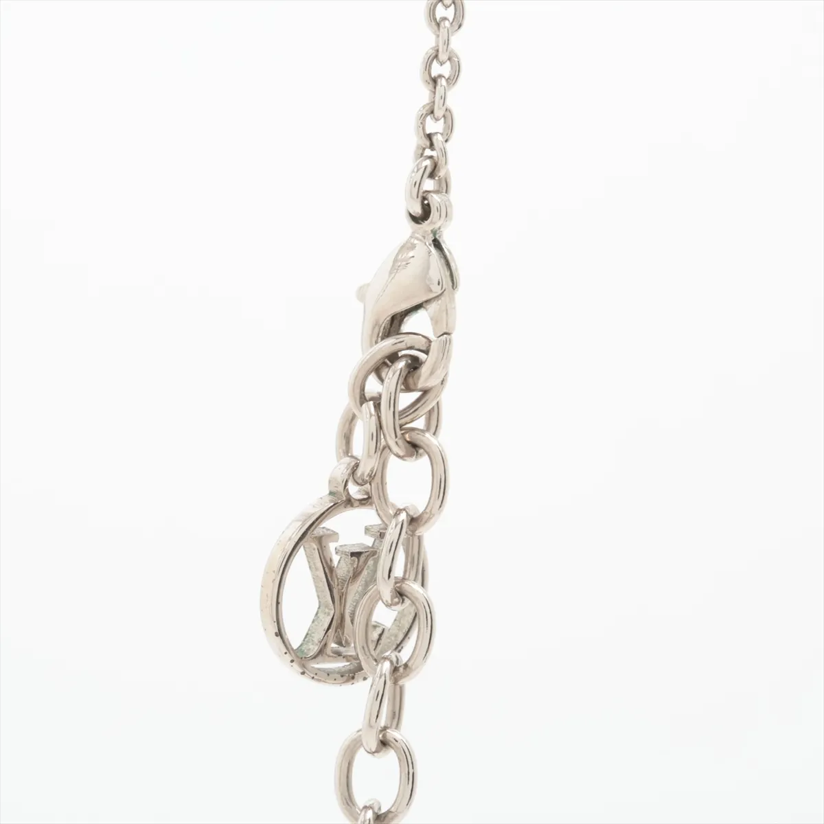 M63197 Essential V Necklace LE0270, GP Silver, with — view 3