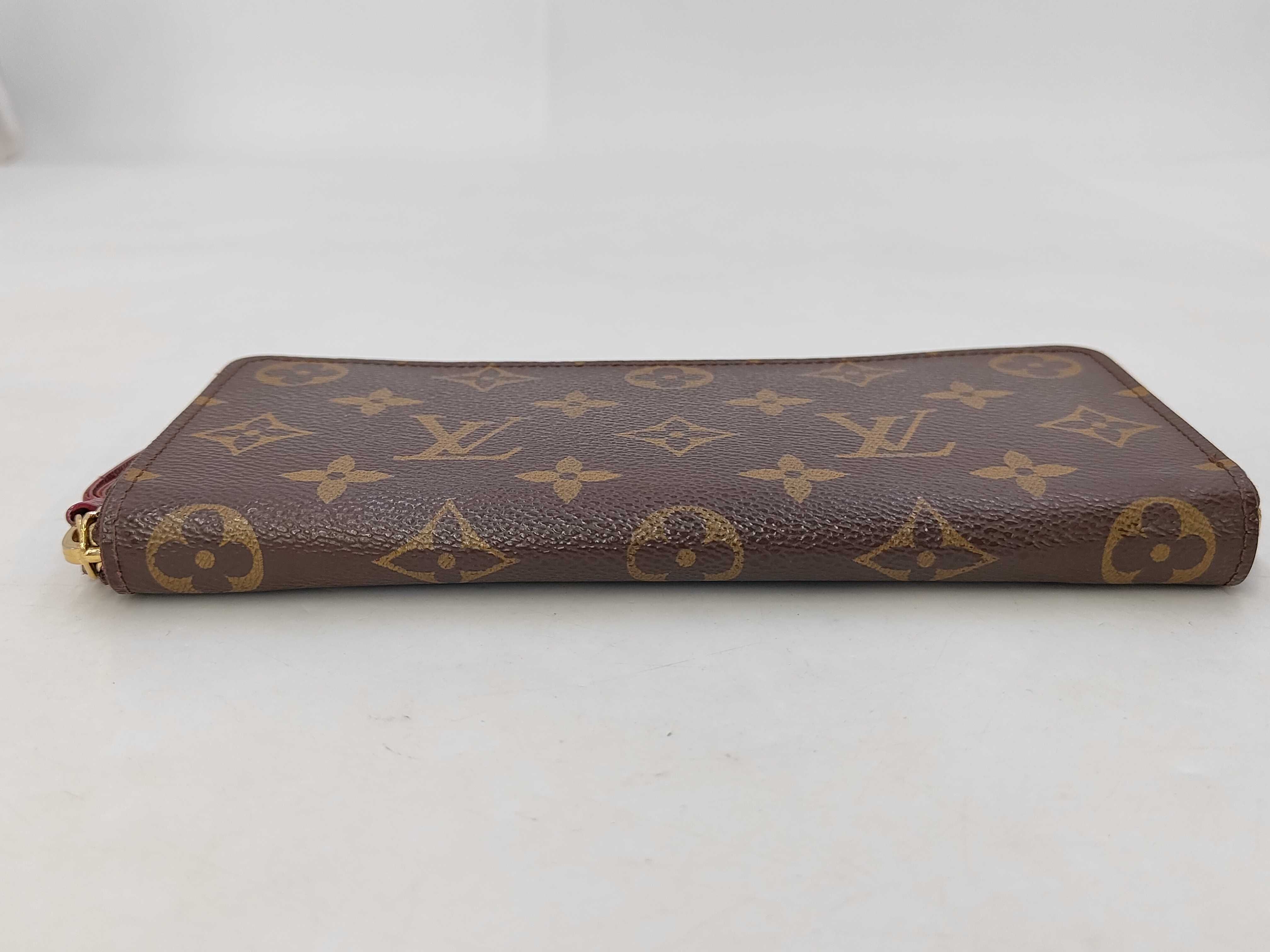 Monogram LV M60742 Monogram Portefeuille Clemence Fuchsia Long Wallet — view 4