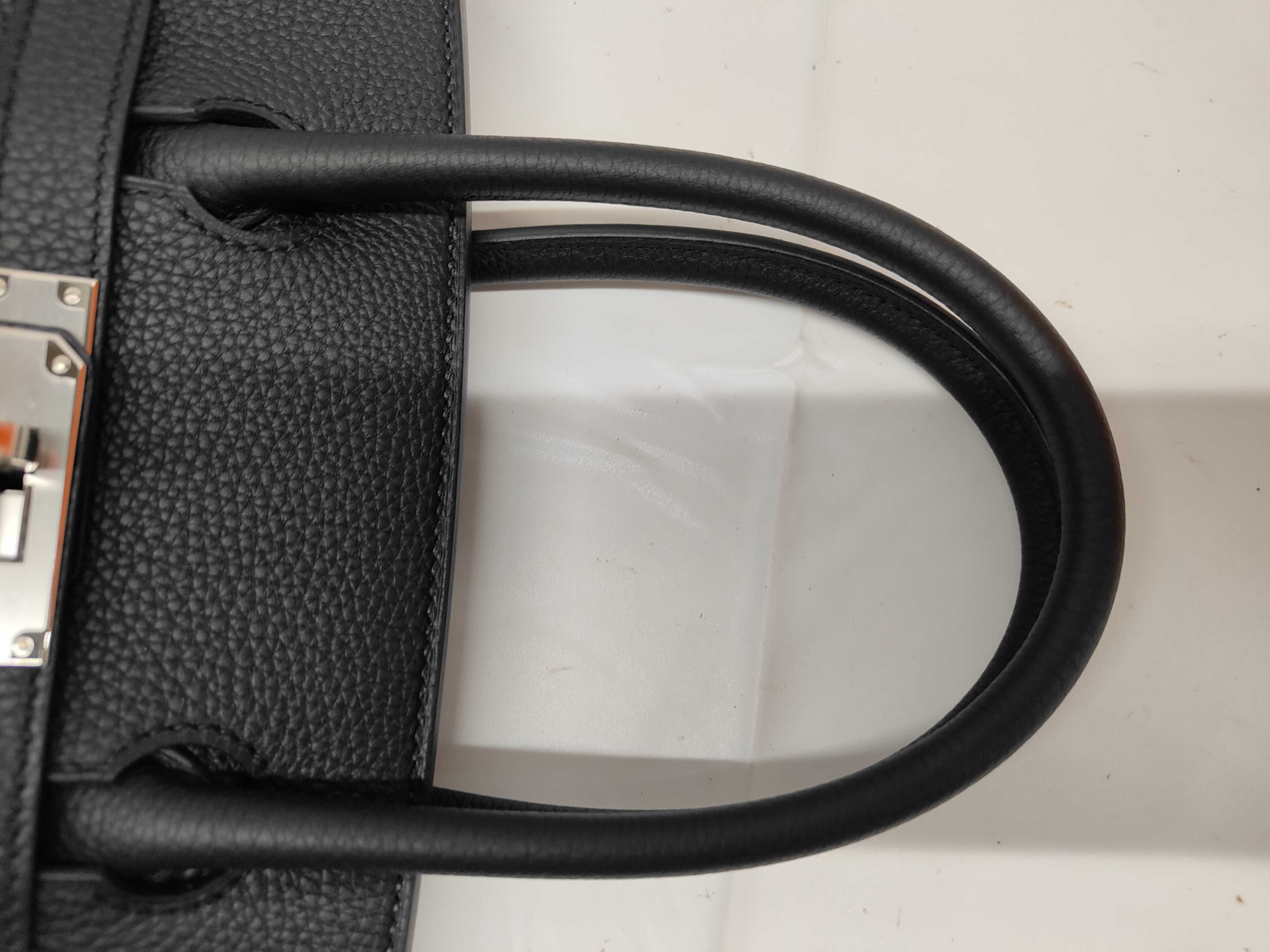Birkin 30 Togo Black Silver Hardware G Stamp Handbag — view 5