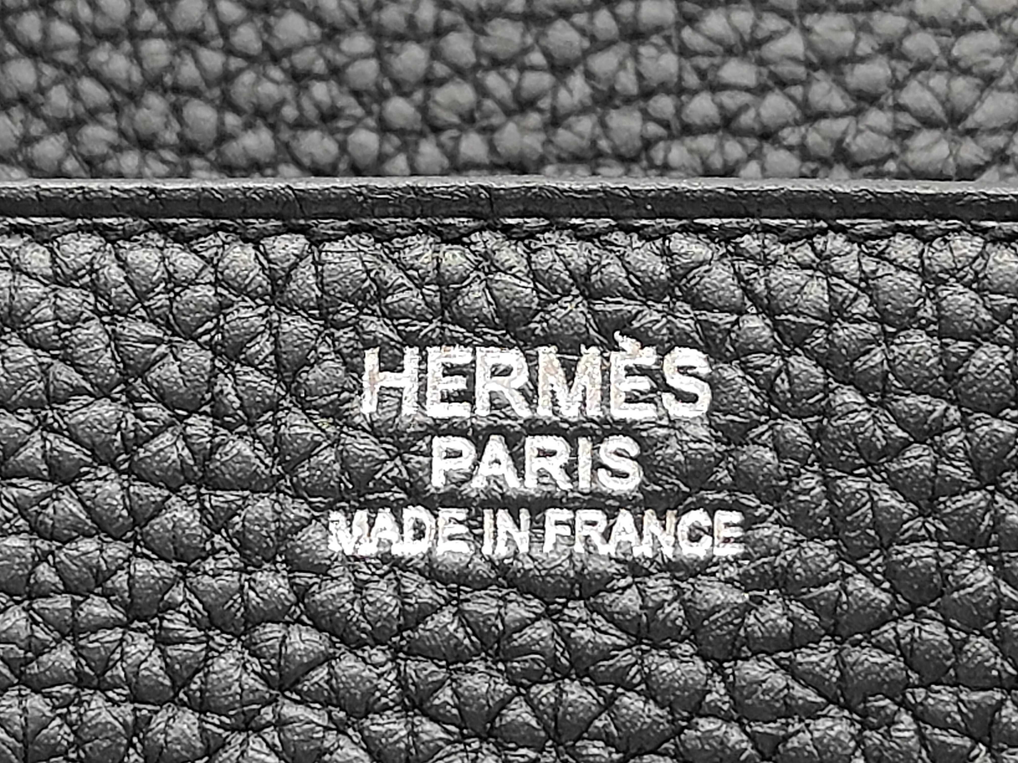Birkin 30 Togo Black Silver Hardware G Stamp Handbag — view 8