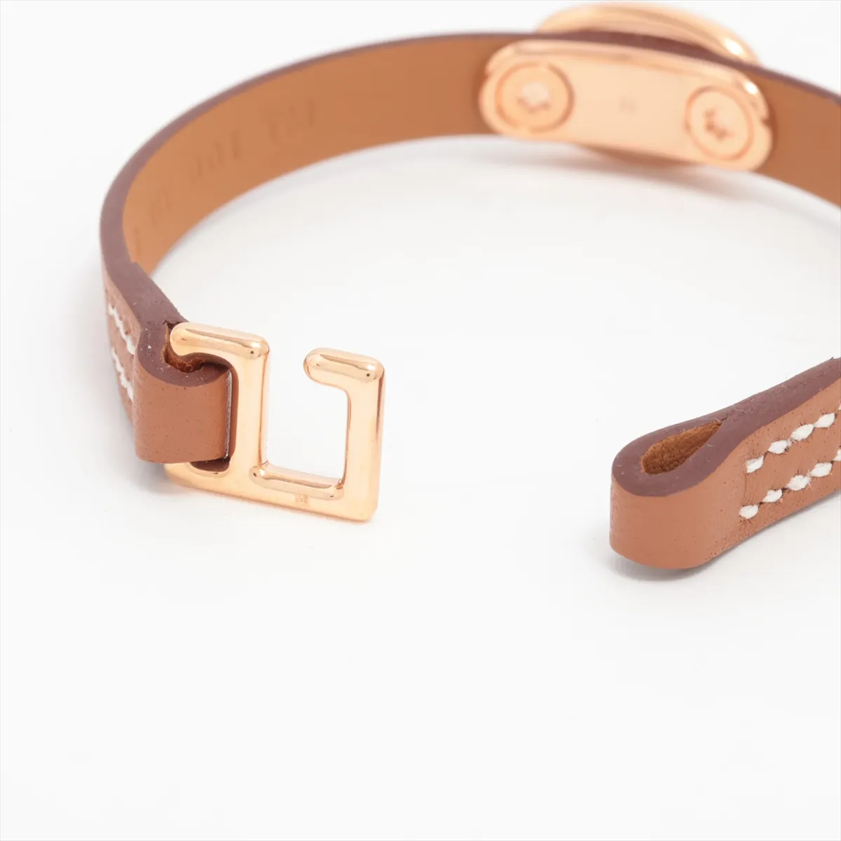 Mini Thalassa G:2026 Bracelet T2 GP x Leather Gold Thread Dull — view 4