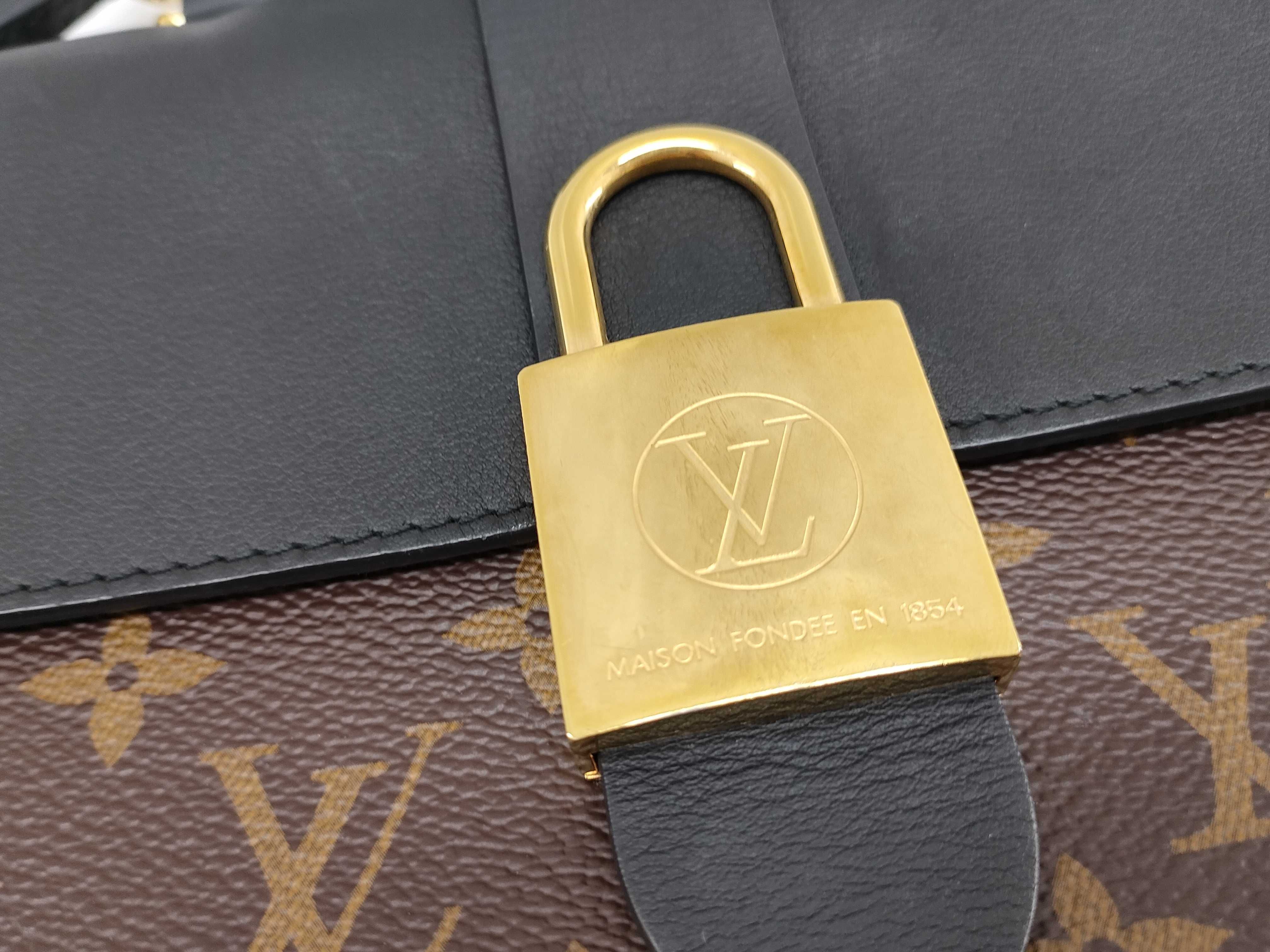 Monogram Louis Vuitton Black Lock Bag M44141 Handbag — view 13