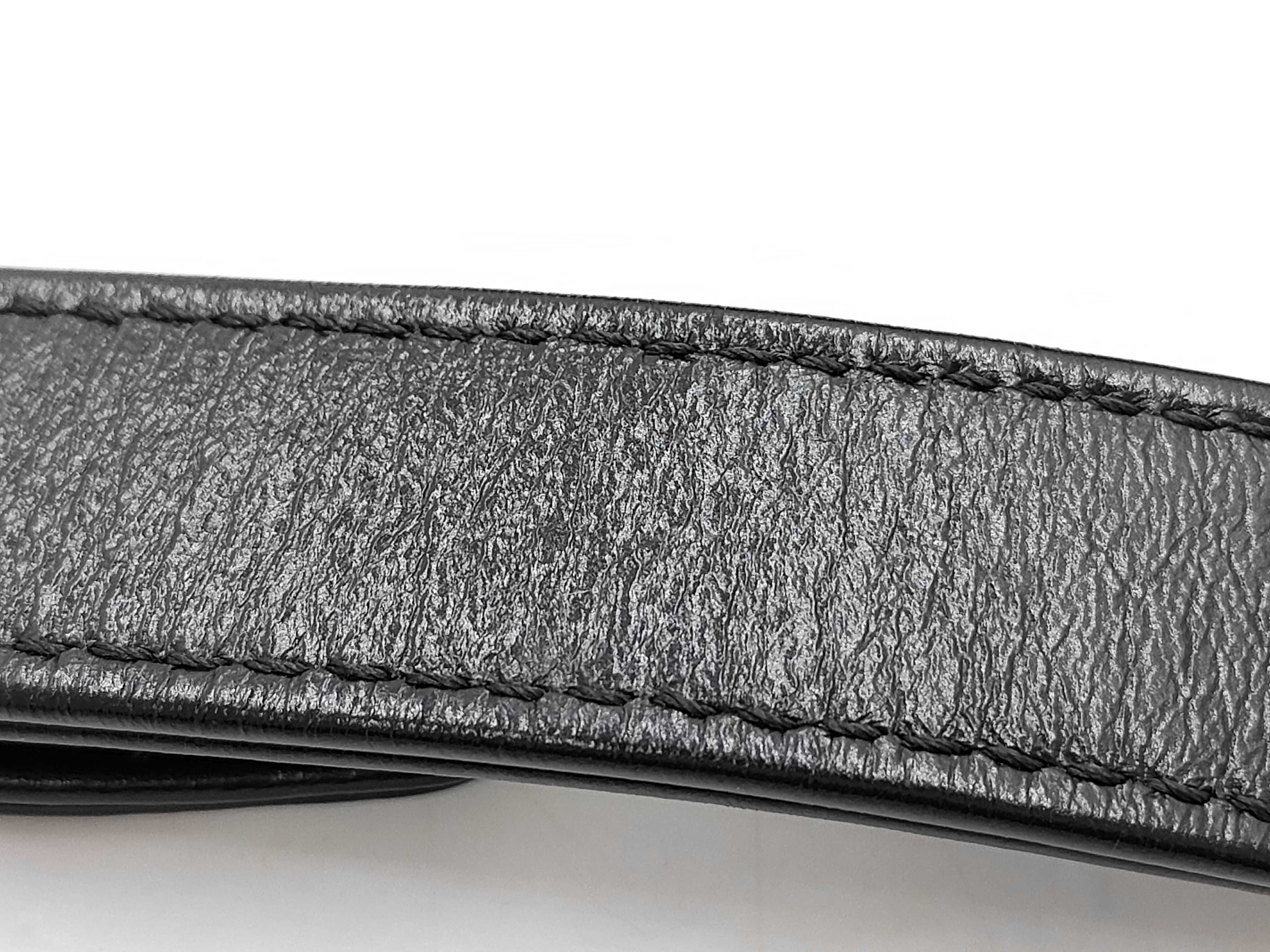 Matelassé One-Shoulder Bag, Black Lambskin, Chain Handle Shoulder Bag — view 4