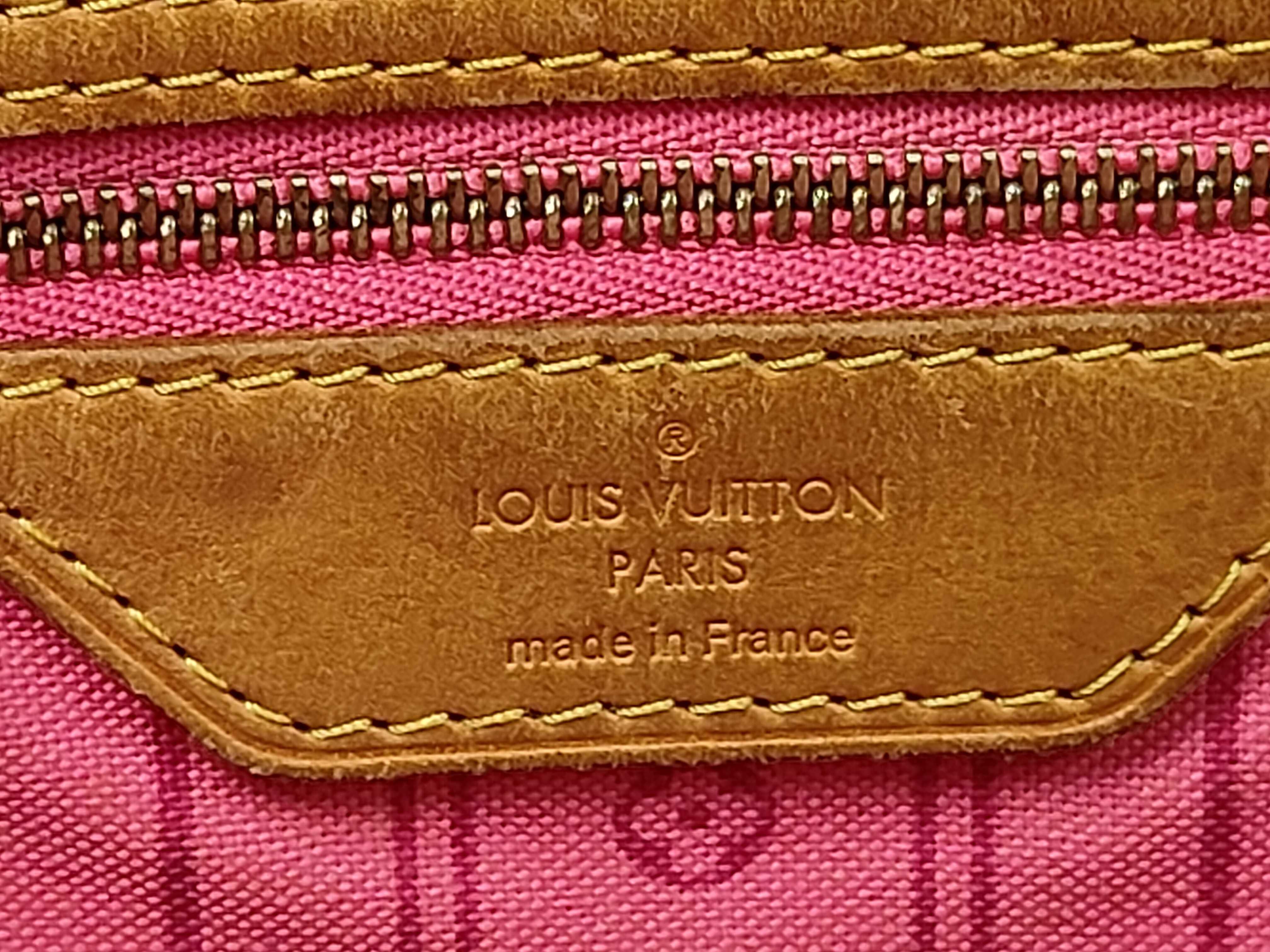 Monogram Rose Neverfull MM M48613 Tote Bag — view 9
