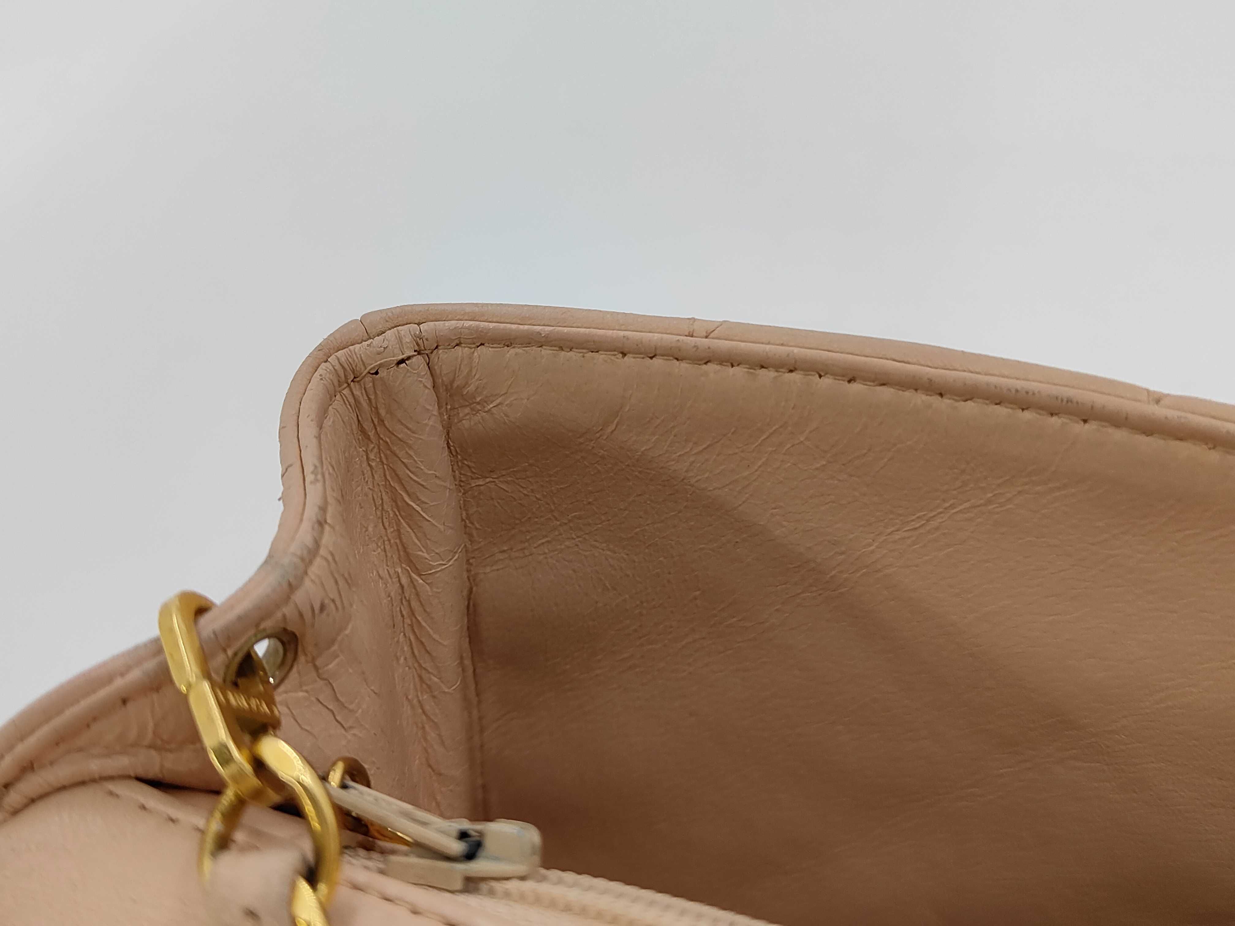 Lambskin Diana 20 Pink Shoulder Bag (with missing screw) — view 15
