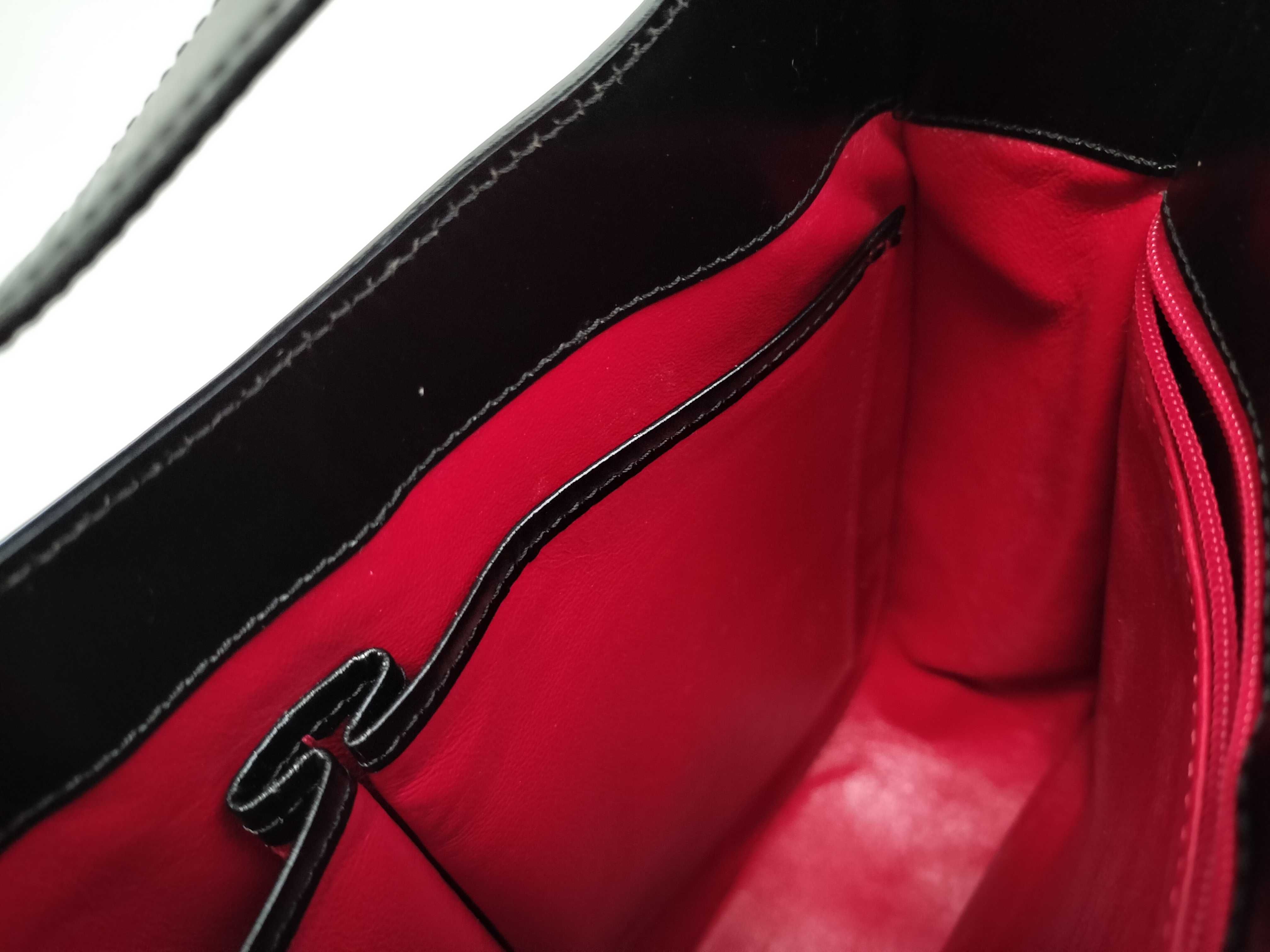 Vintage Box Calf Shoulder Bag, Black MC96 Shoulder Bag — view 13