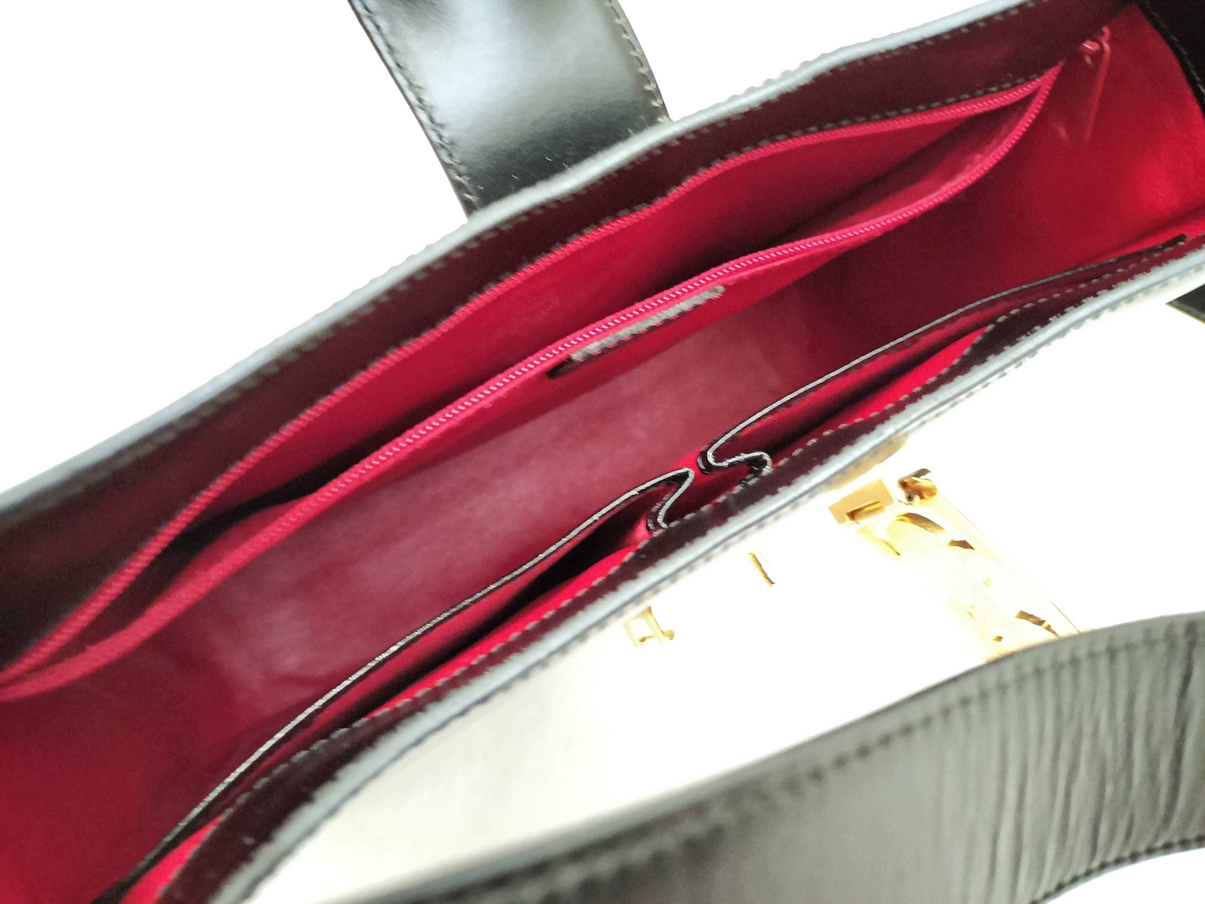 Vintage Box Calf Shoulder Bag, Black MC96 Shoulder Bag — view 9