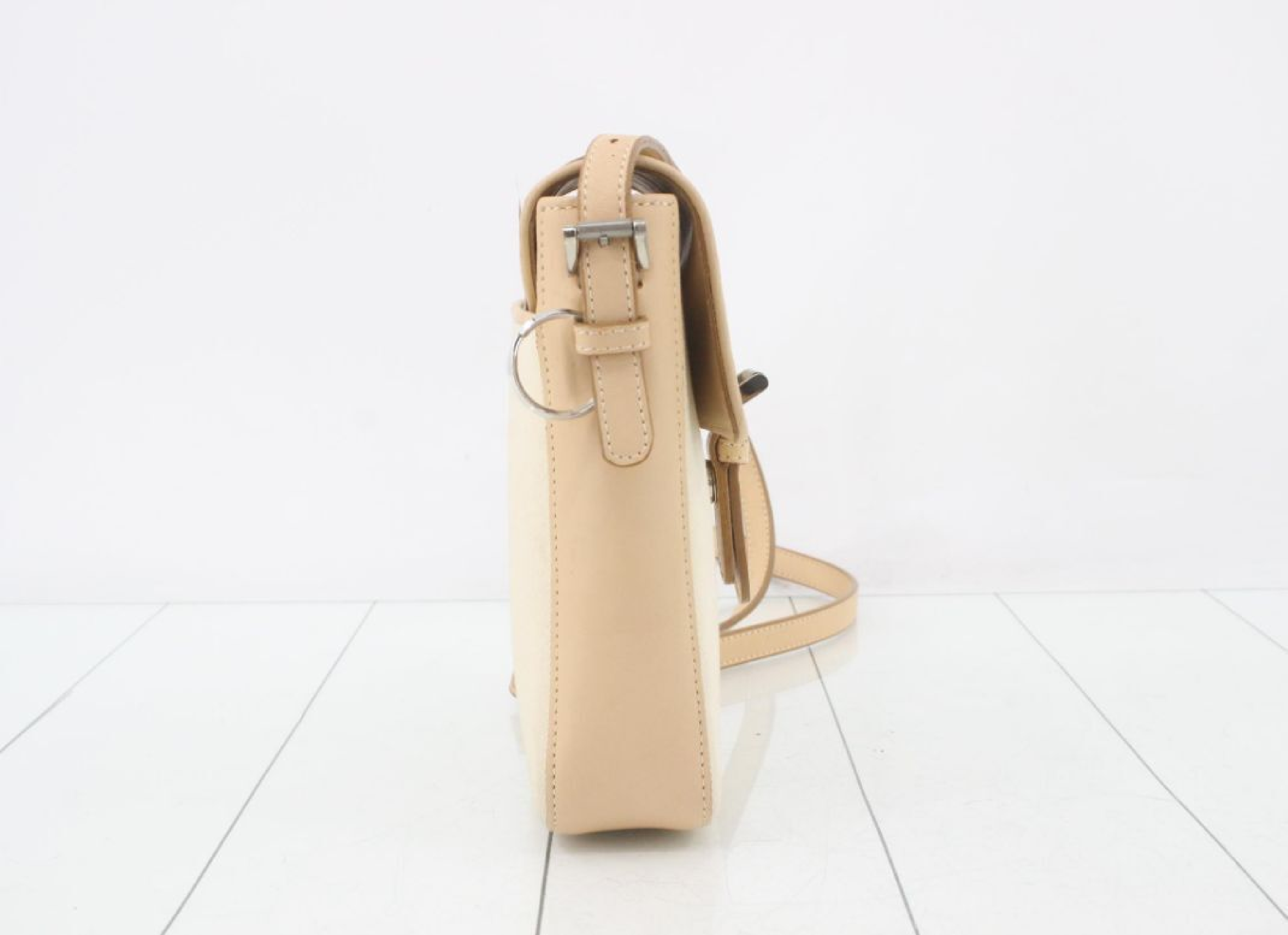 Shoulder Bag with Checkered Interior — view 4