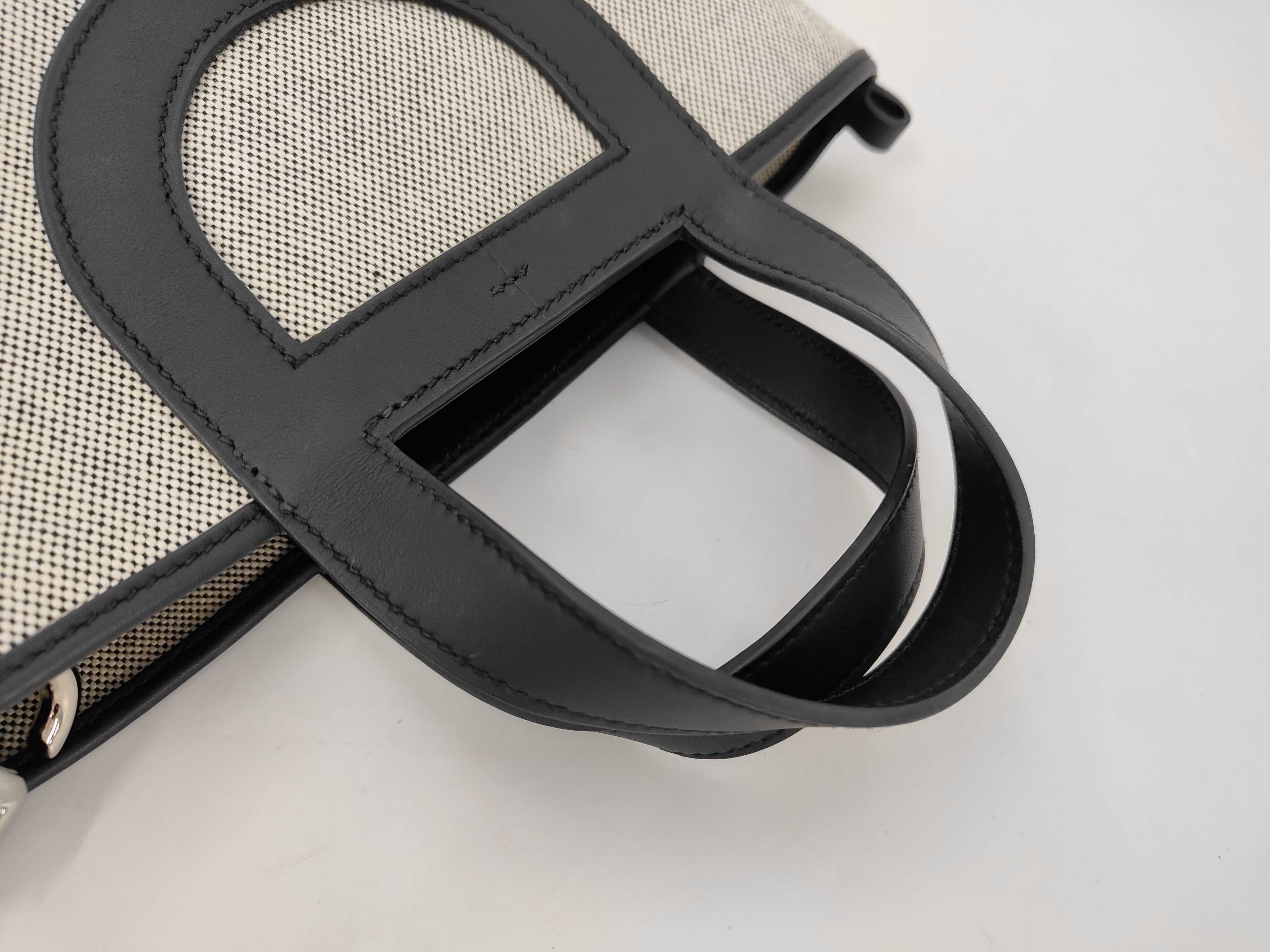 In the Loop 18 Toile Black x Gray W Stamp Handbag — view 3
