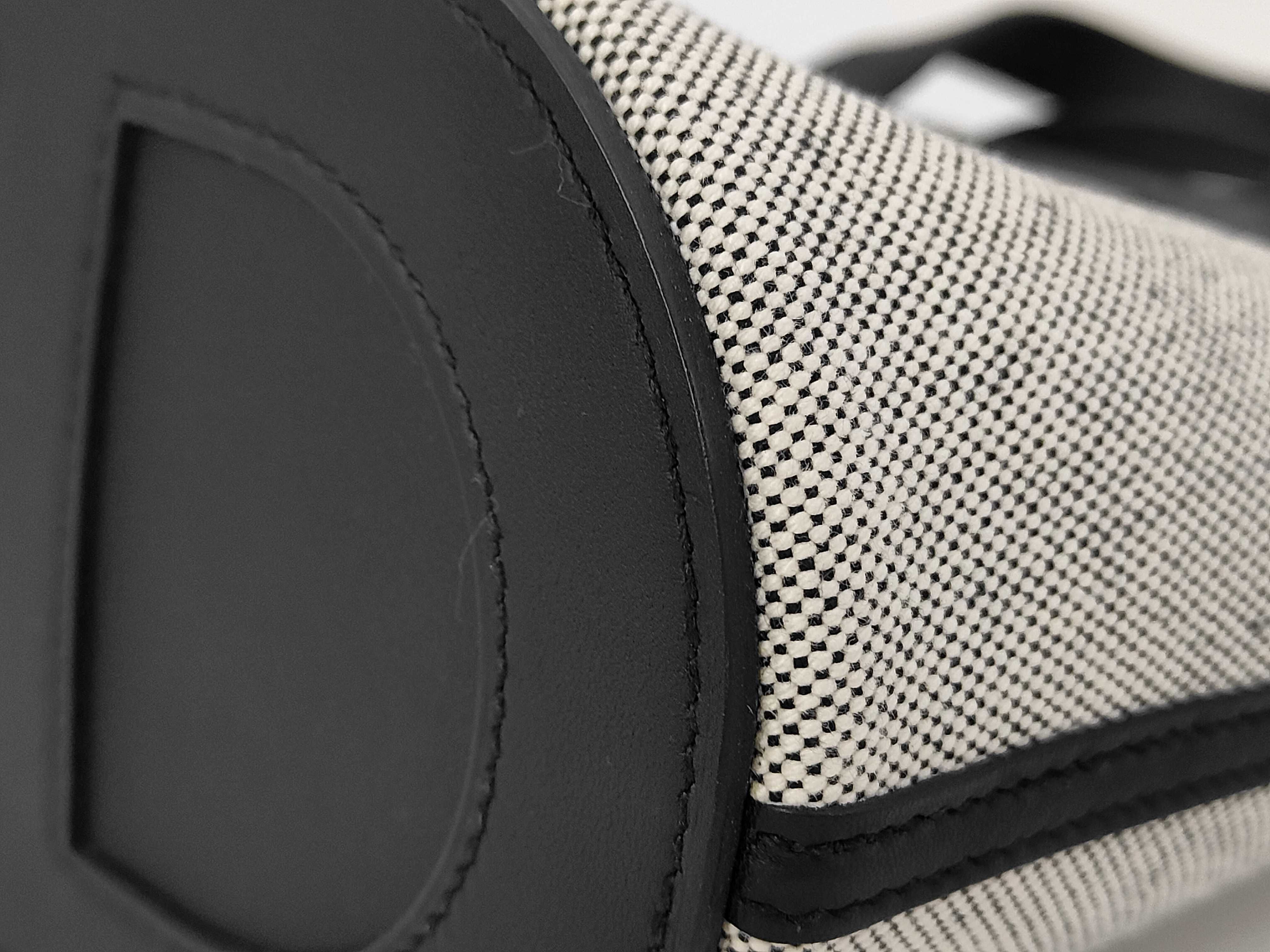 In the Loop 18 Toile Black x Gray W Stamp Handbag — view 7