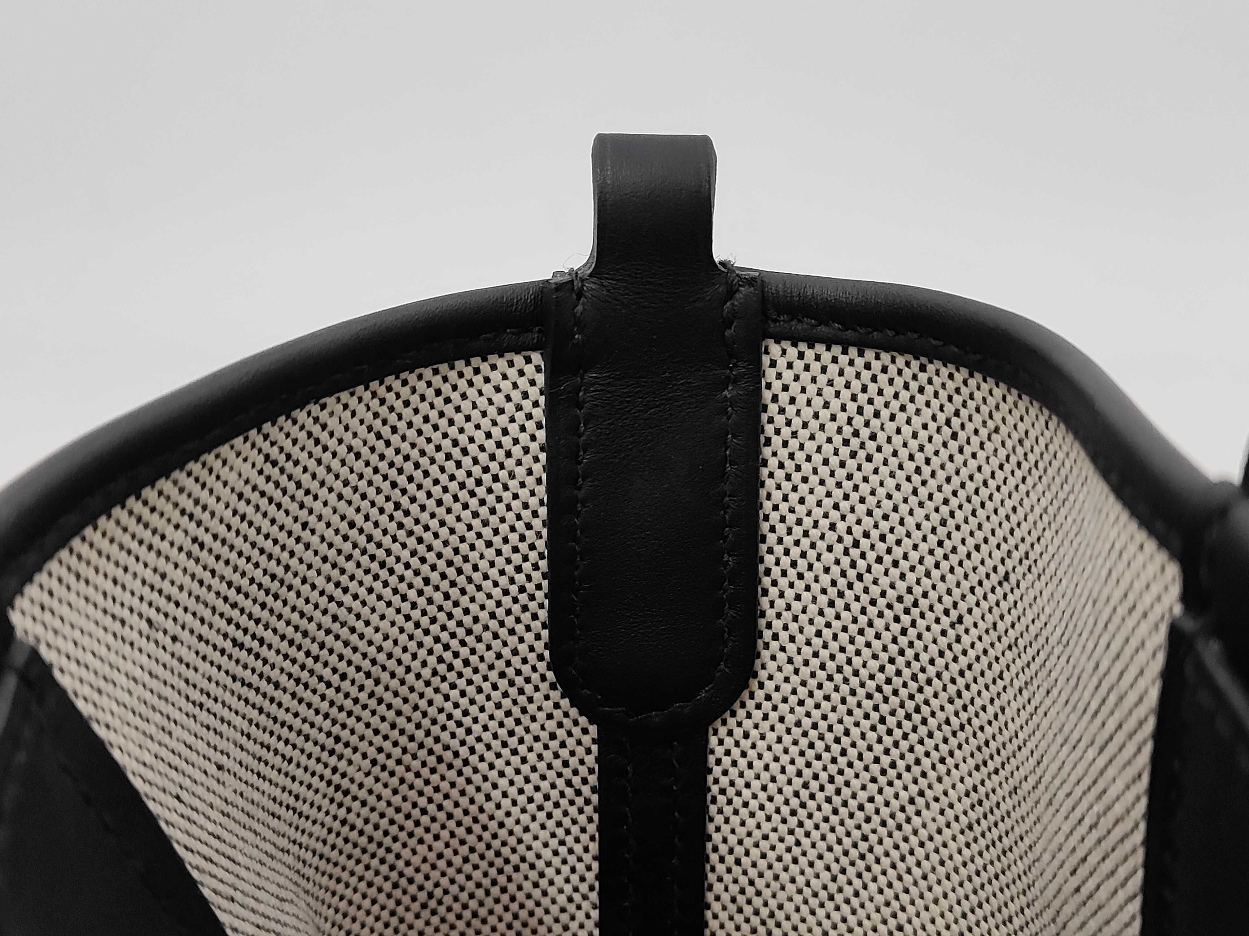 In the Loop 18 Toile Black x Gray W Stamp Handbag — view 8