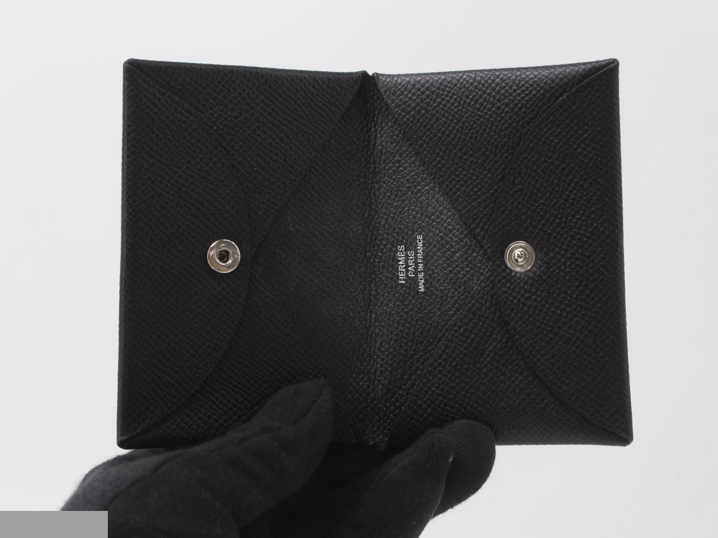 Calvi Epsom Card Case, U-stamp — view 4