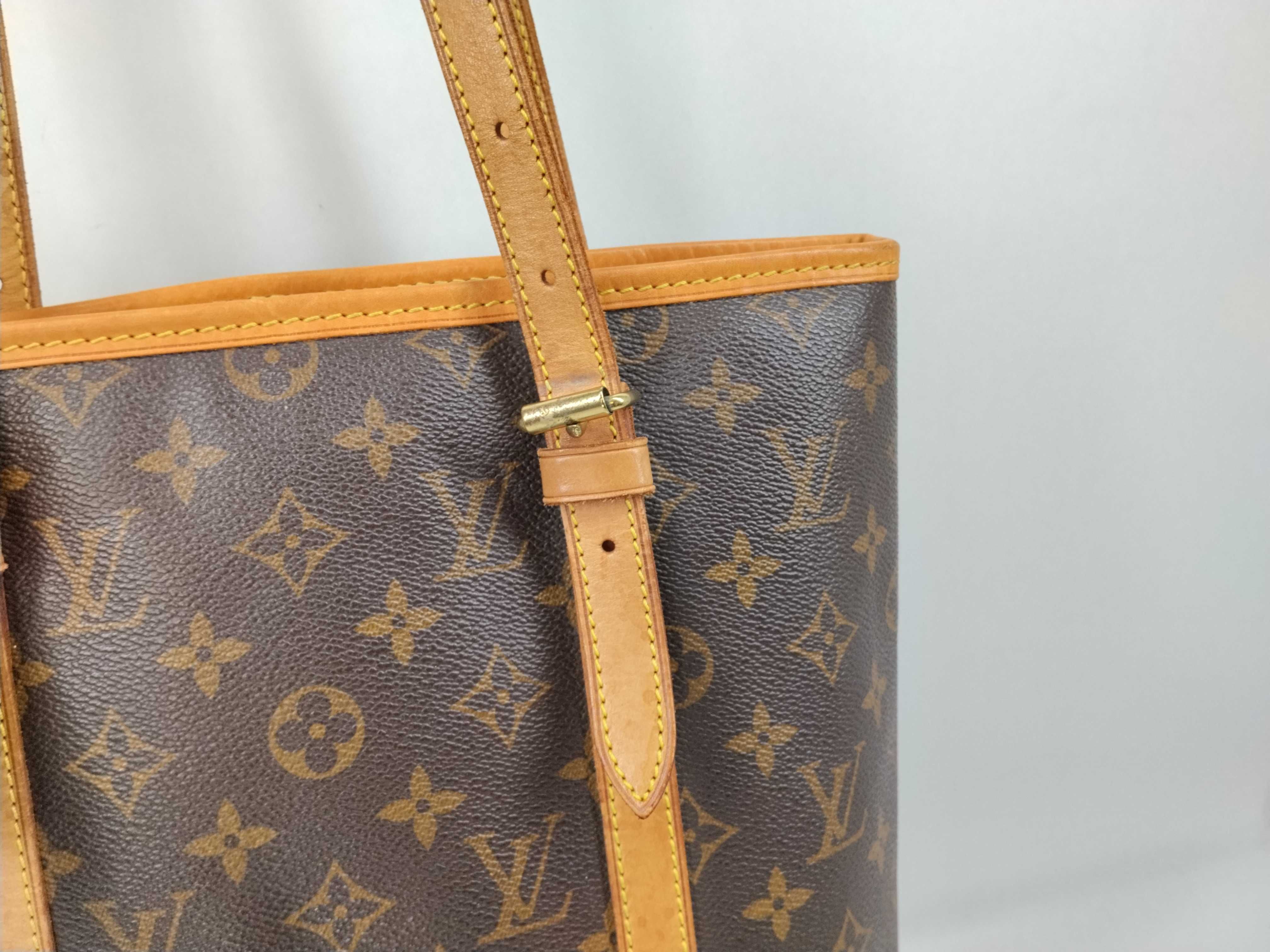 Monogram Bucket Tote Bag with Pouch — view 3