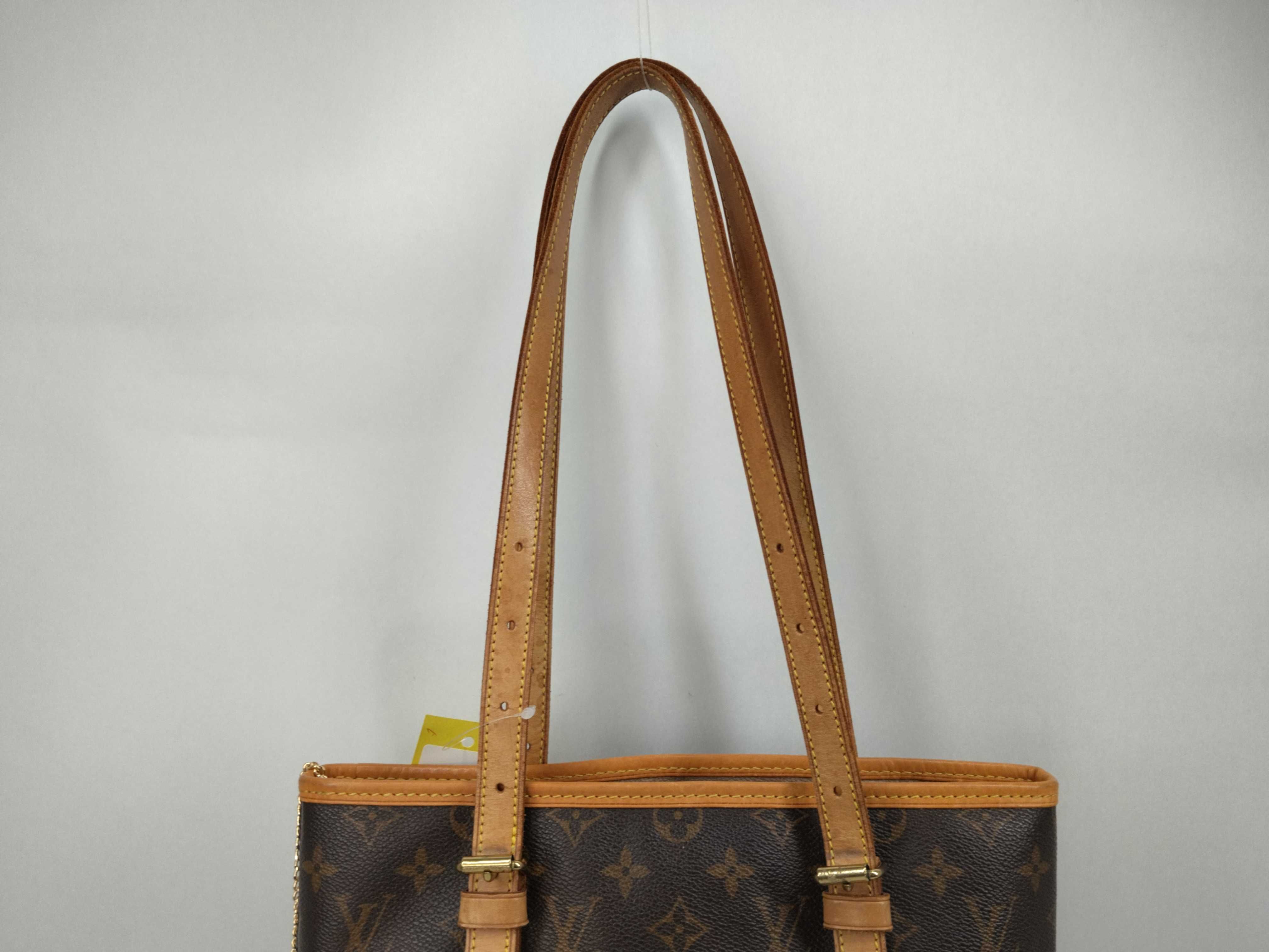 Monogram Bucket Tote Bag with Pouch — view 4