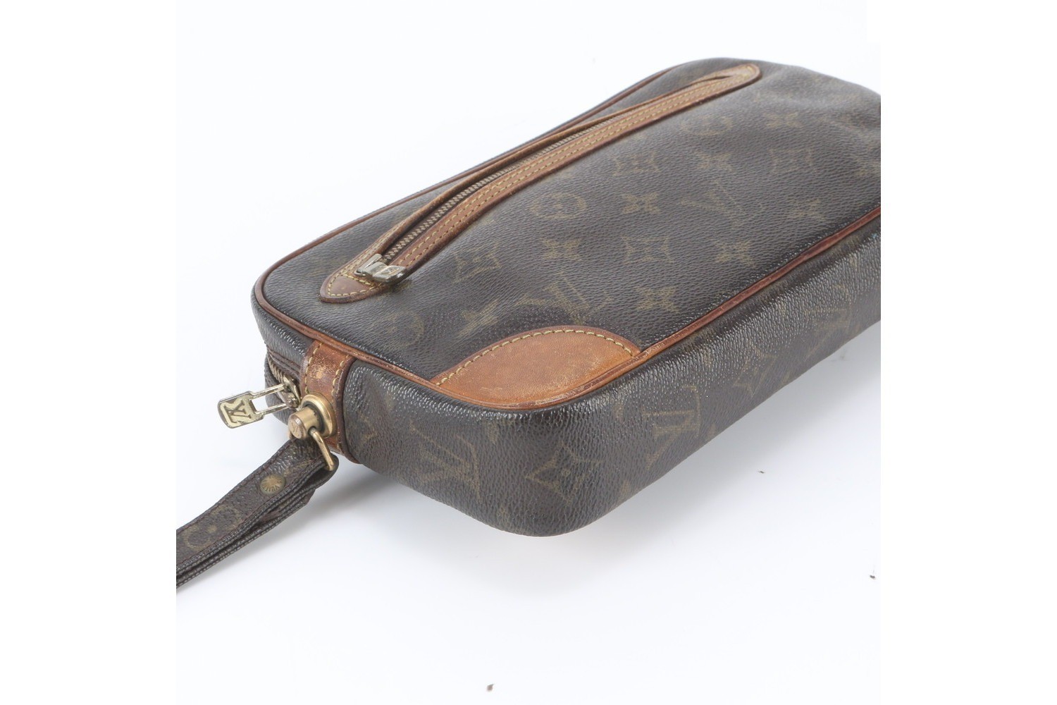 Monogram Marly Dragonne GM M51825 Leather Second Bag — view 5