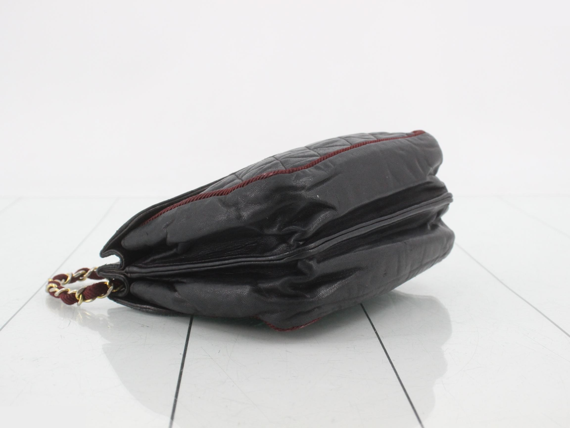 Matelassé Lambskin Coco Mark Shoulder Bag, Bicolor — view 5