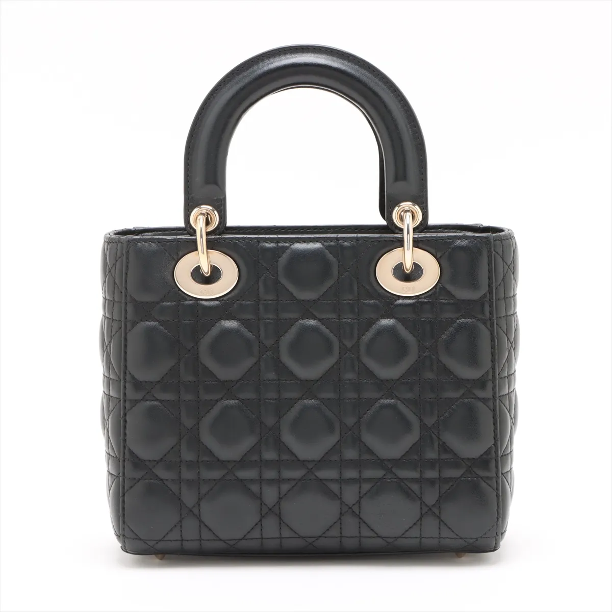 Cannage My Lady Dior Leather 2WAY Handbag Black — view 2