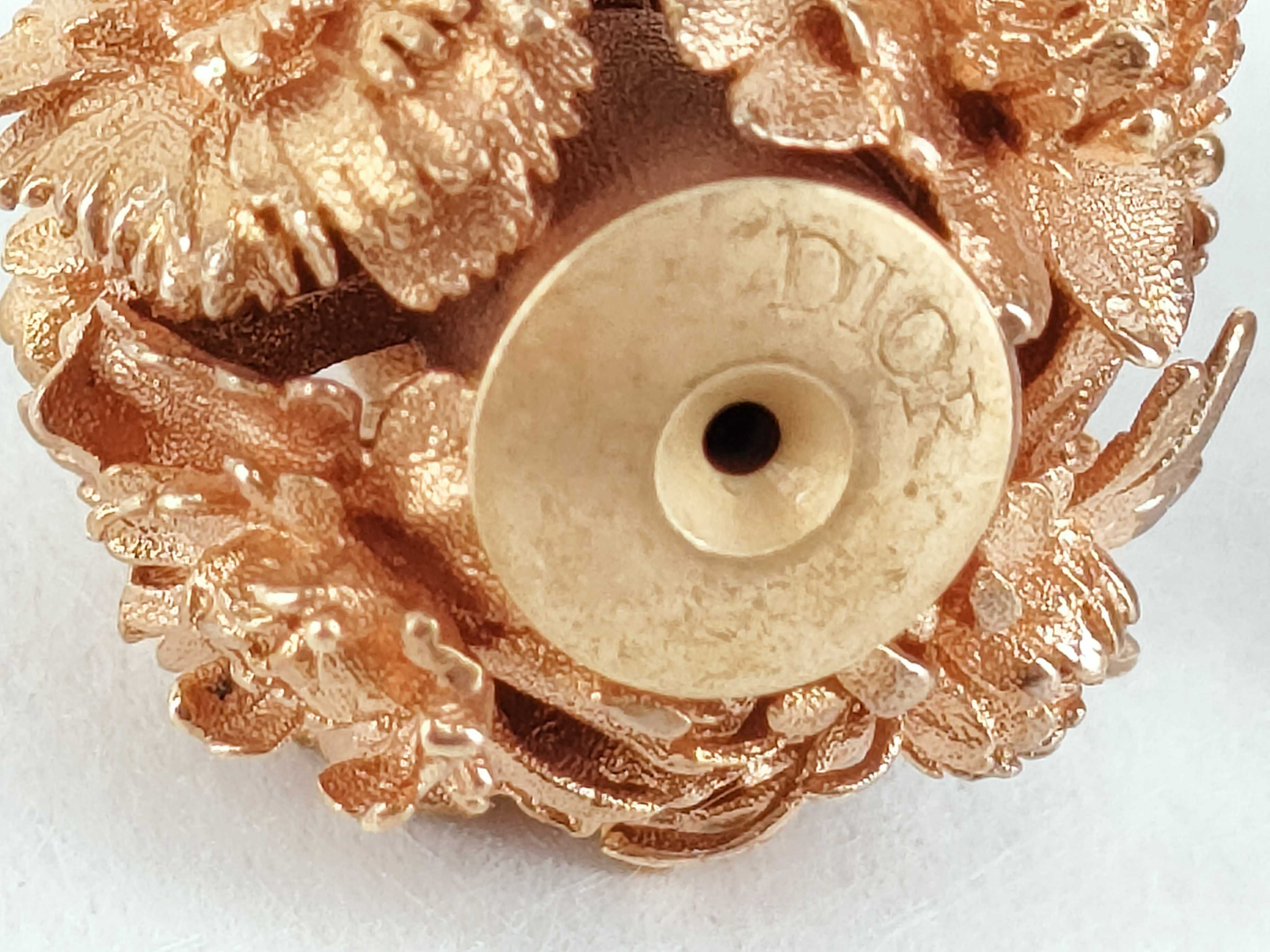 Tribal Flower Pearl Earrings — view 5