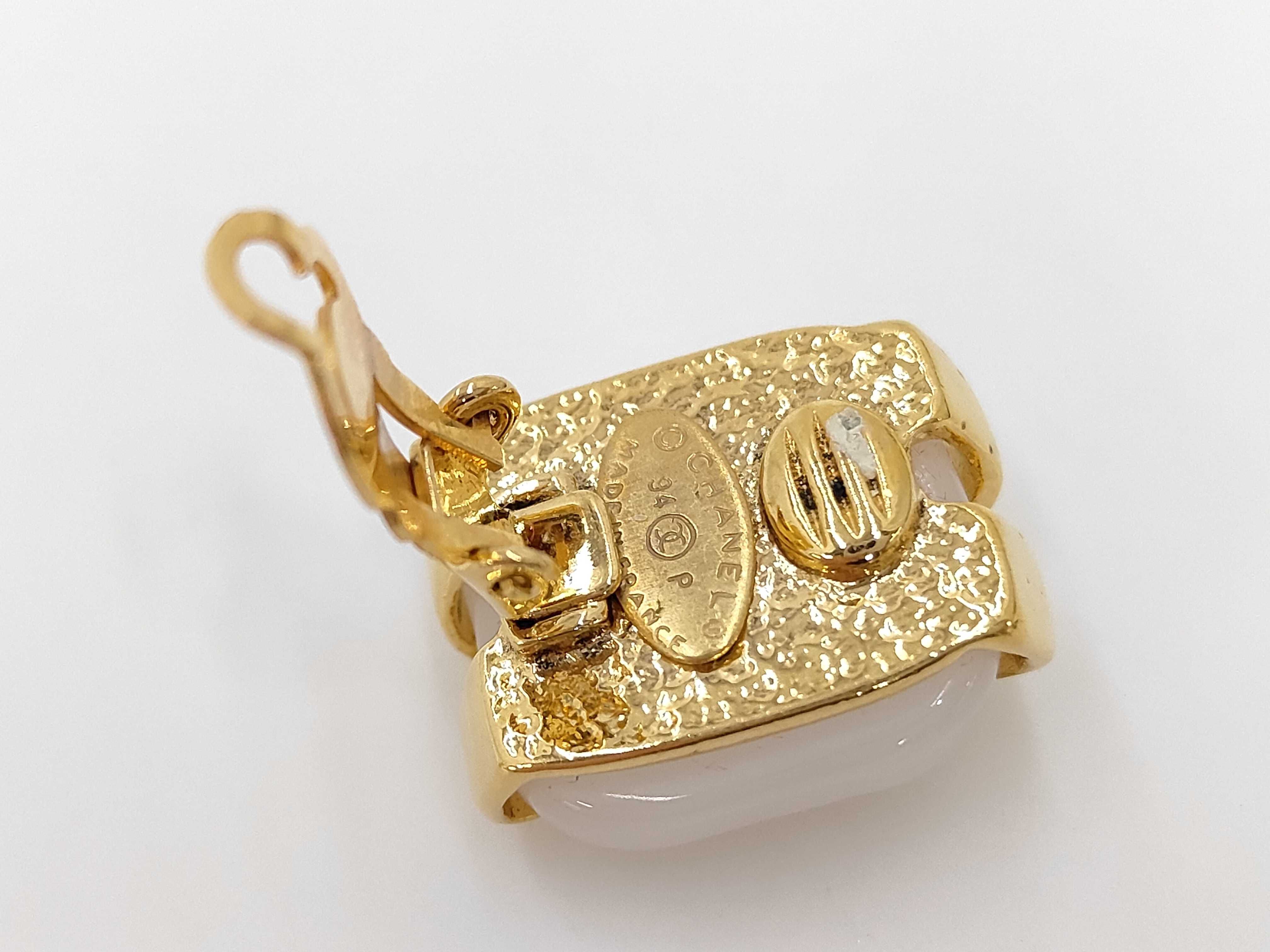 94P Coco Mark Color Stone Earrings — view 5