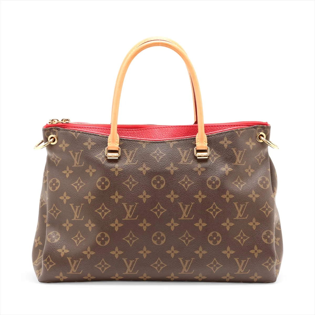 Monogram Pallas M41175 SP1195 Brown x Red — view 2