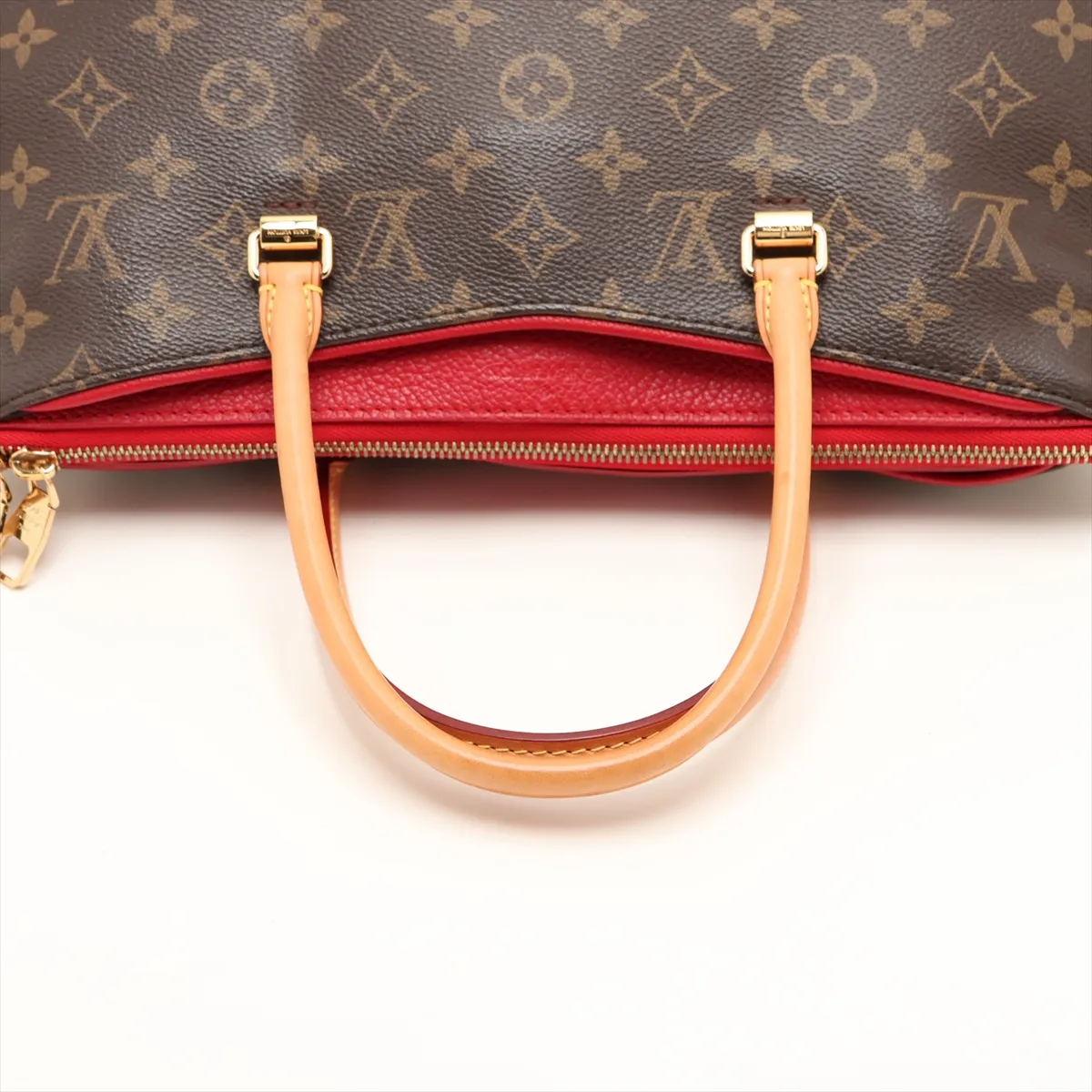 Monogram Pallas M41175 SP1195 Brown x Red — view 5