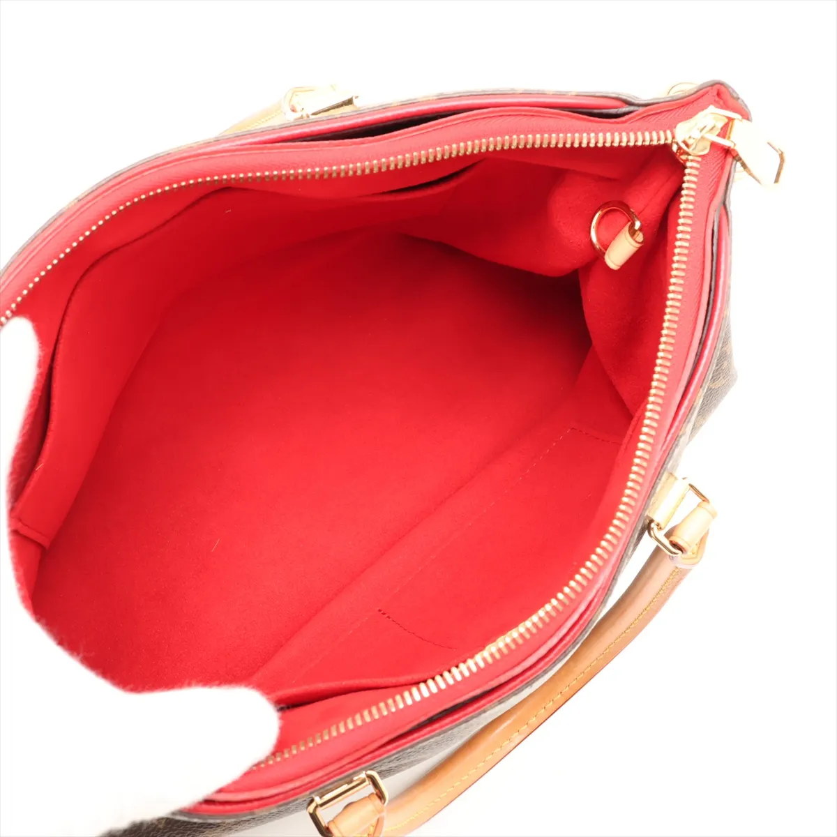 Monogram Pallas M41175 SP1195 Brown x Red — view 8