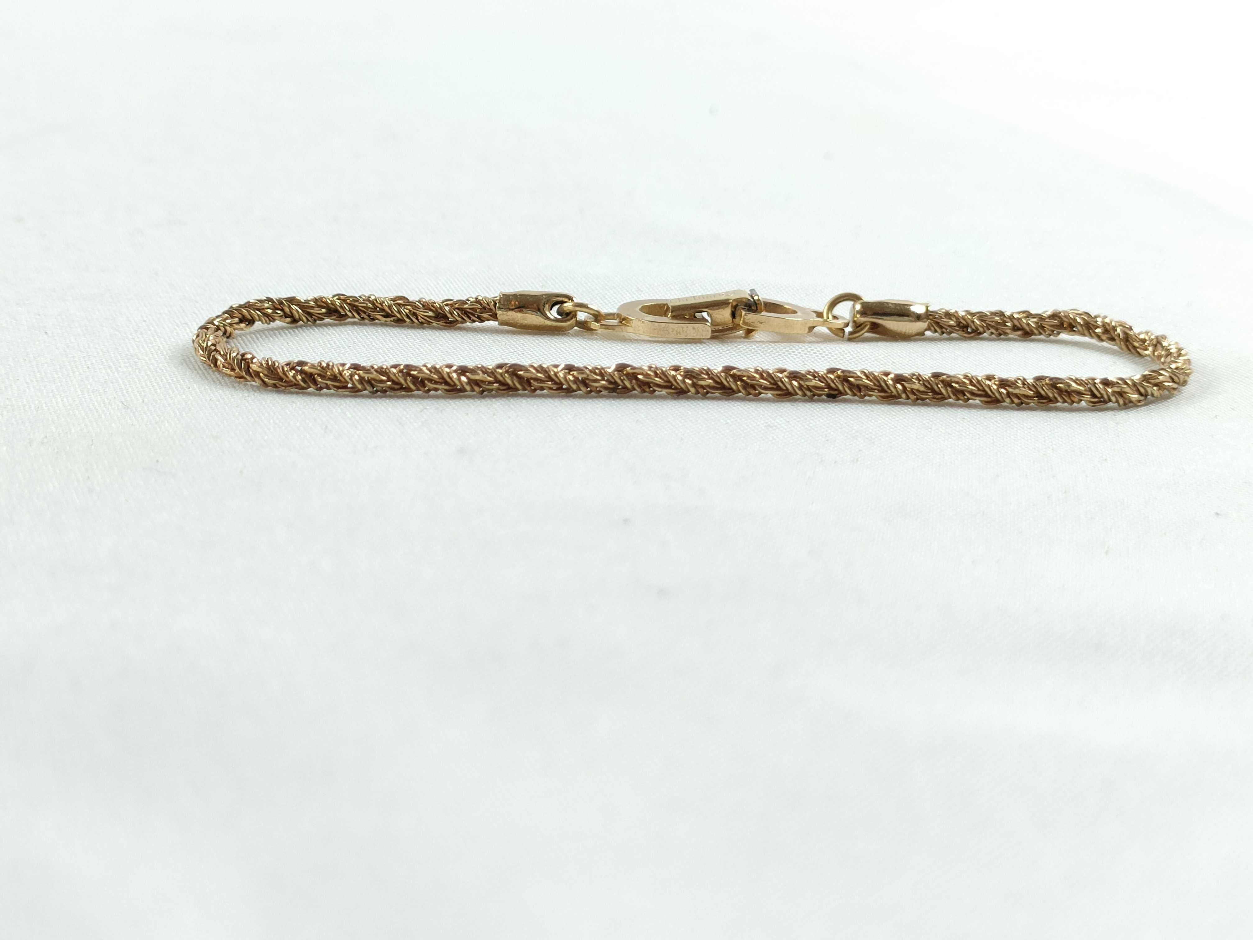 Christian Bracelet CD Logo Gold Bracelet/Bangle — view 3