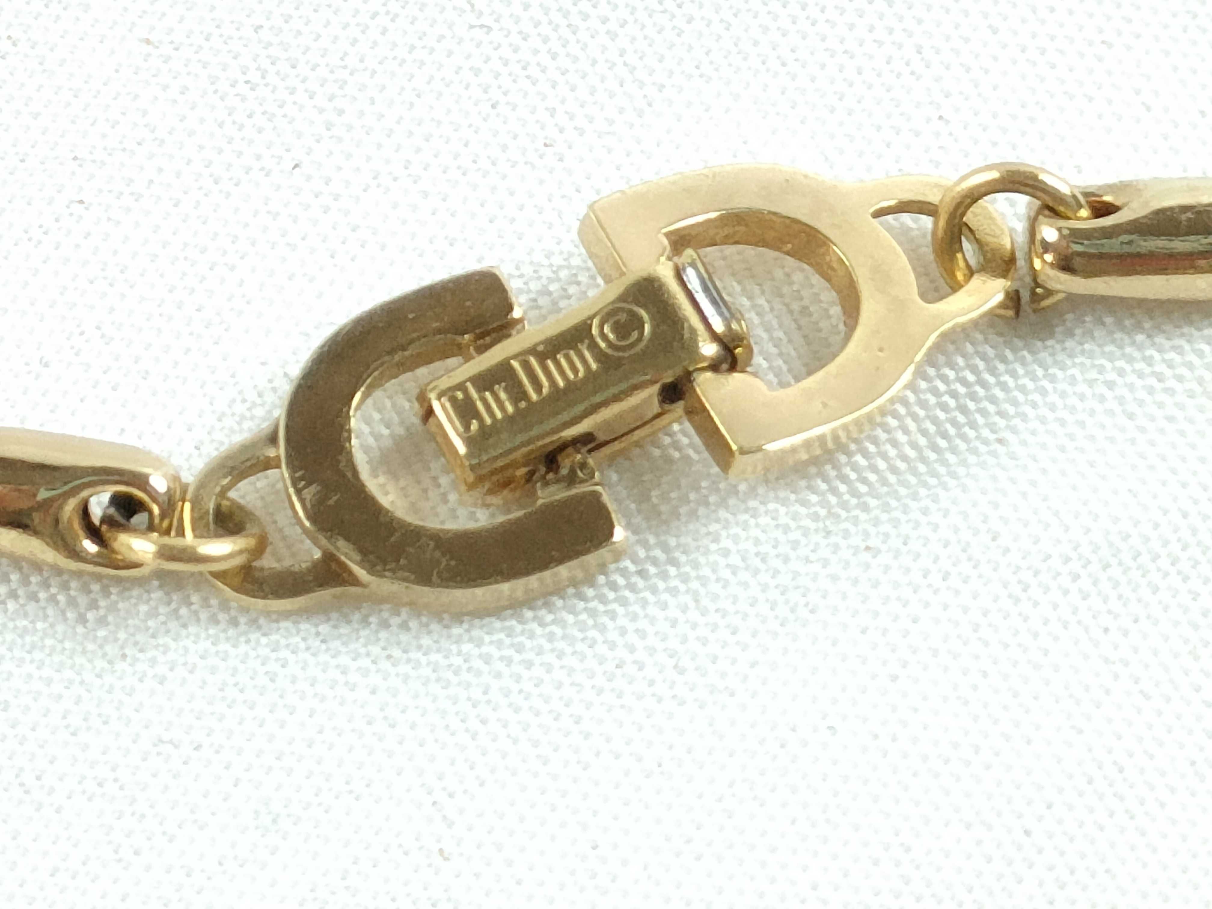 Christian Bracelet CD Logo Gold Bracelet/Bangle — view 5