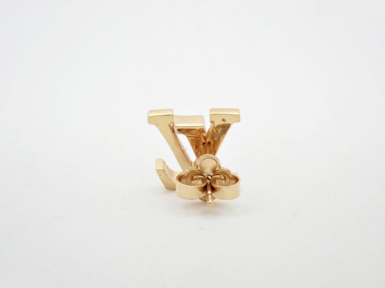 M01136 Earring, Iconic Enamel Pink Gold, Single Earring — view 2
