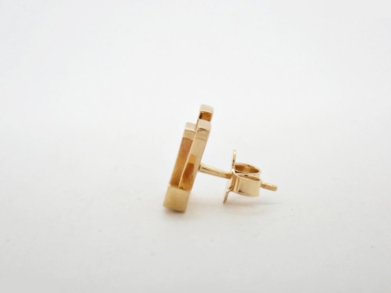 M01136 Earring, Iconic Enamel Pink Gold, Single Earring — view 3
